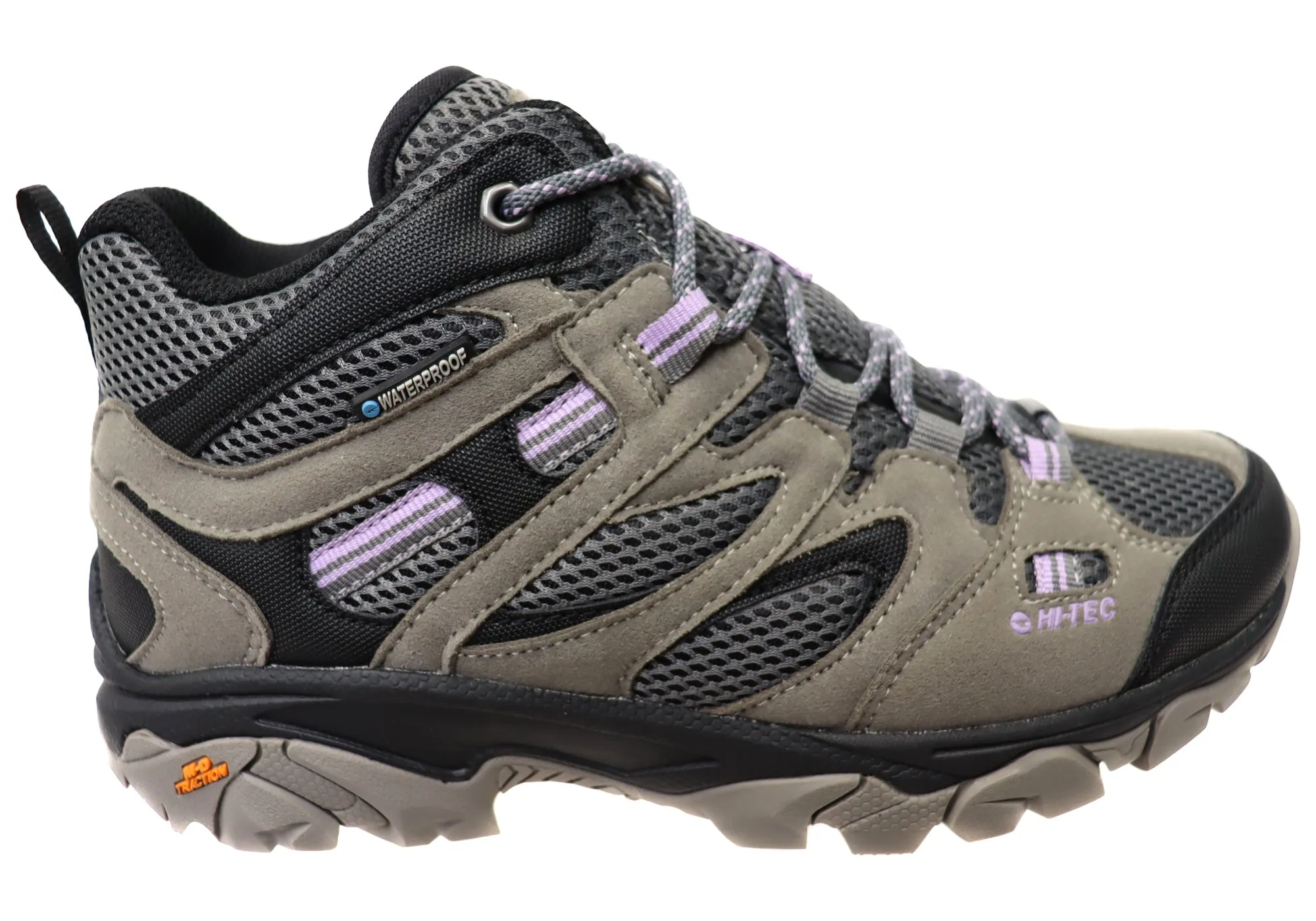 Hi Tec Damen Ravus Vent Lite Mid wasserdichte bequeme Wanderstiefel Hi Tec Schuhe