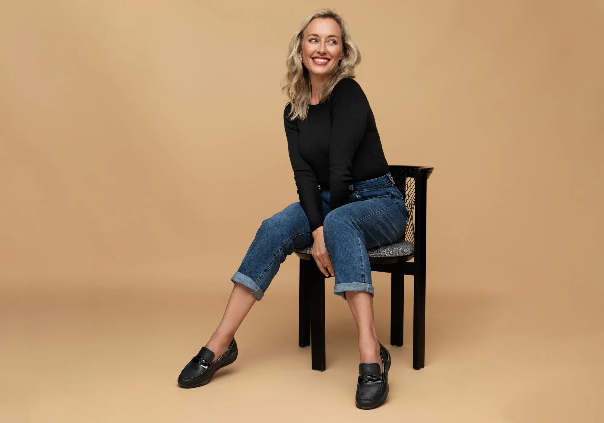 Homyped Glee Penny Loafer Damen Lederschuhe Bequeme Unterstützende Schuhe Homyped Schuhe