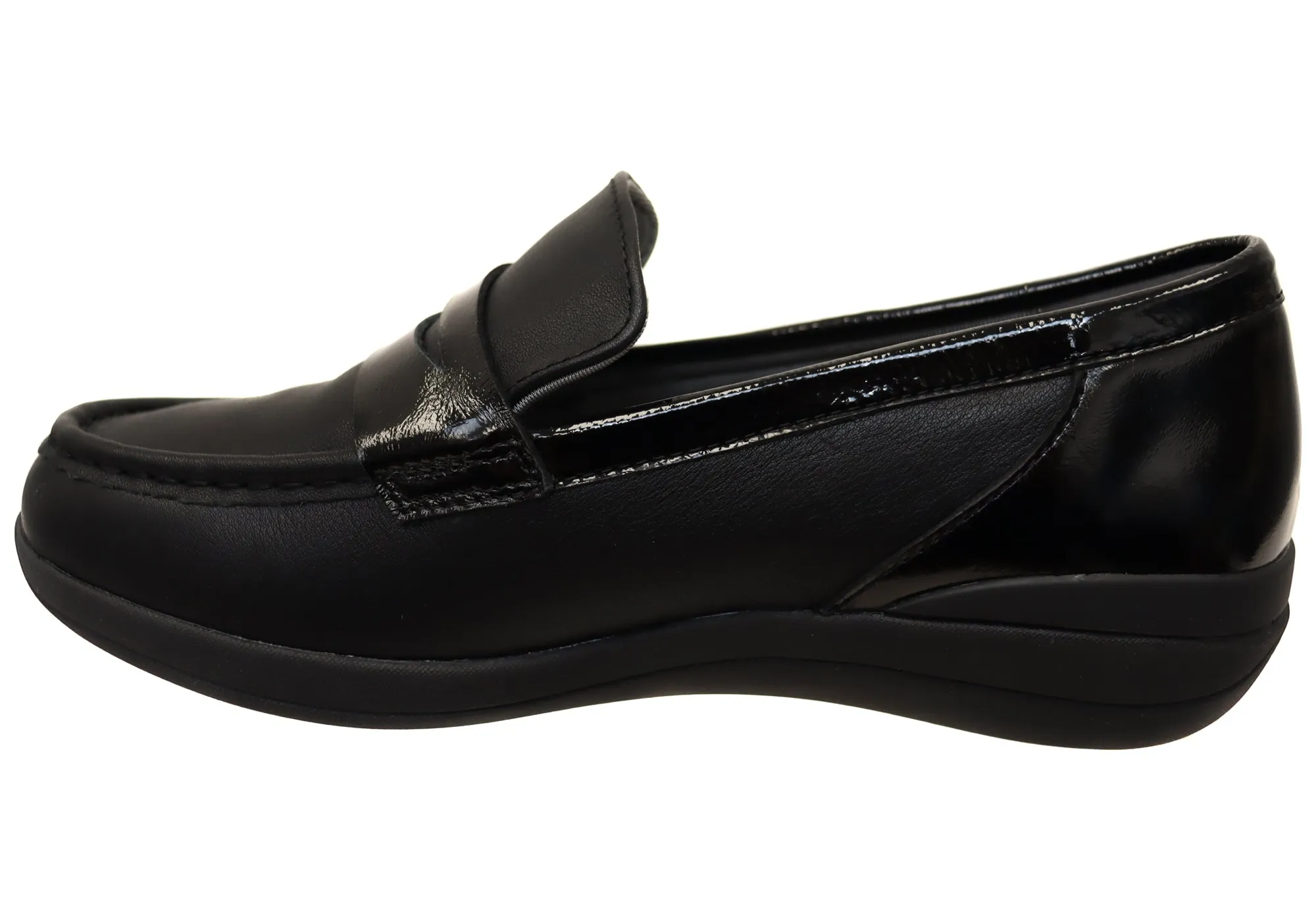 Homyped Glee Penny Loafer Damen Lederschuhe Bequeme Unterstützende Schuhe Homyped Schuhe