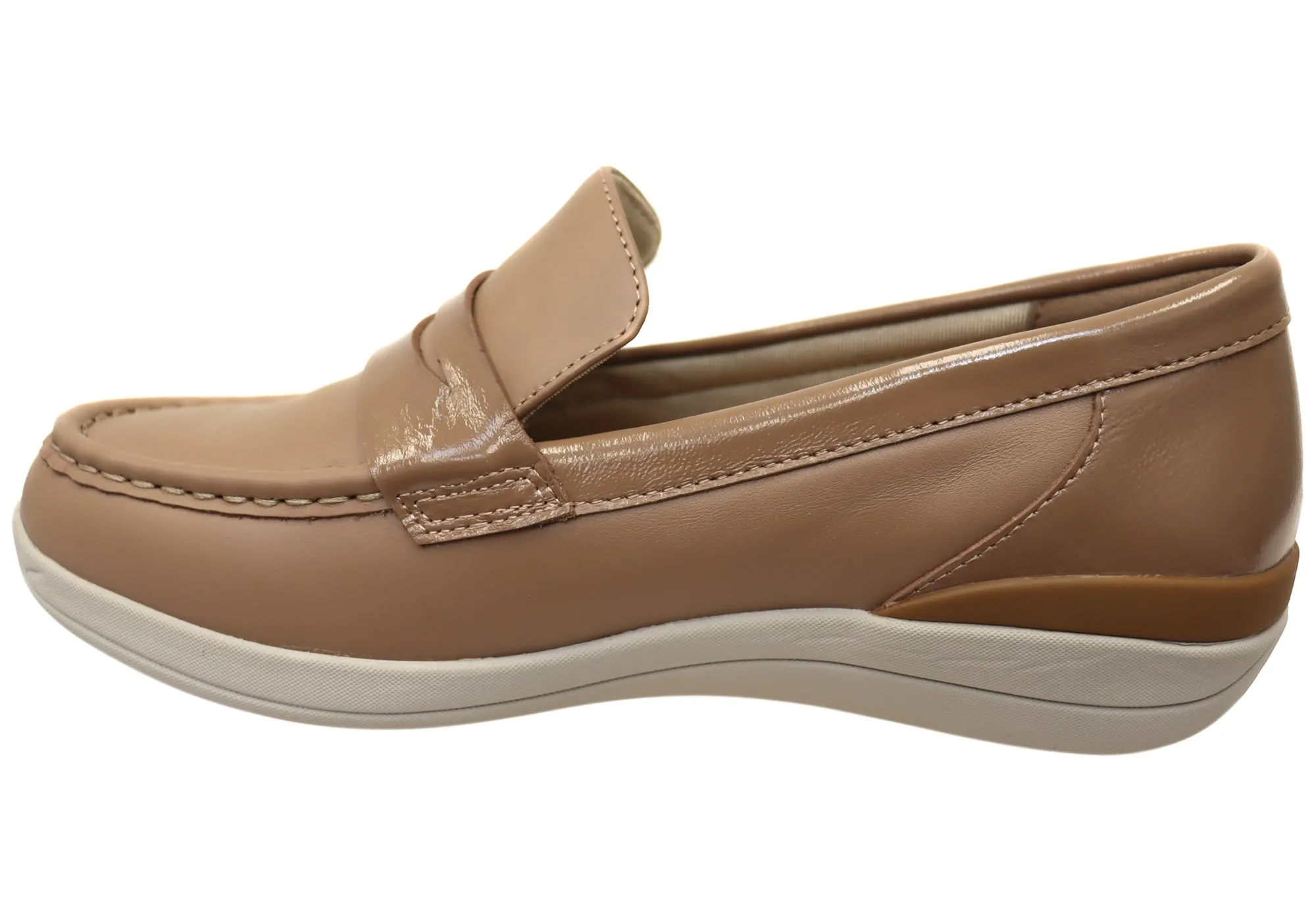 Homyped Glee Penny Loafer Damen Lederschuhe Bequeme Unterstützende Schuhe Homyped Schuhe