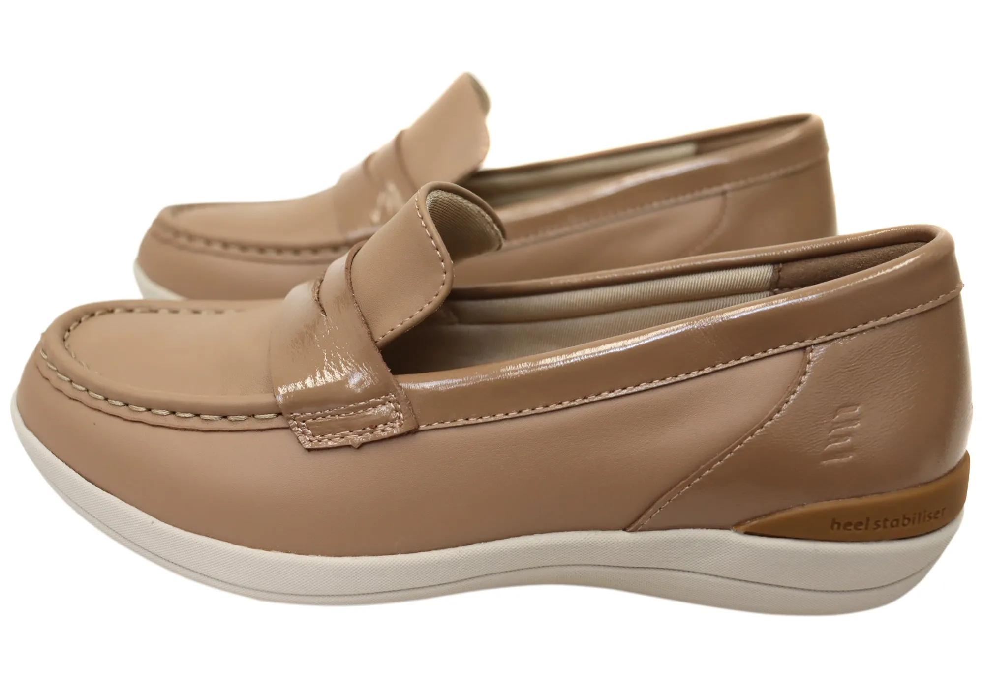 Homyped Glee Penny Loafer Damen Lederschuhe Bequeme Unterstützende Schuhe Homyped Schuhe
