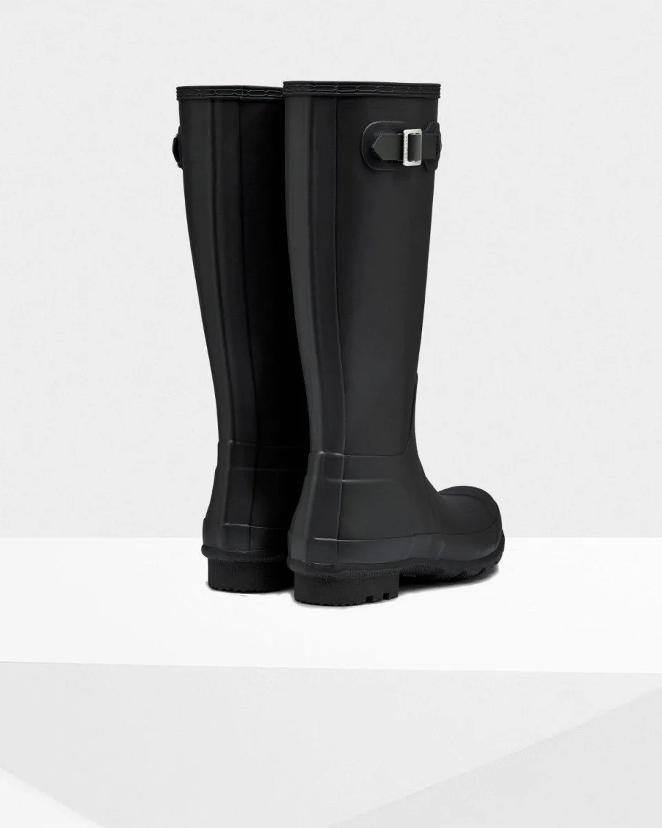 Hunter Herren Original Hohe Regenstiefel Schwarz