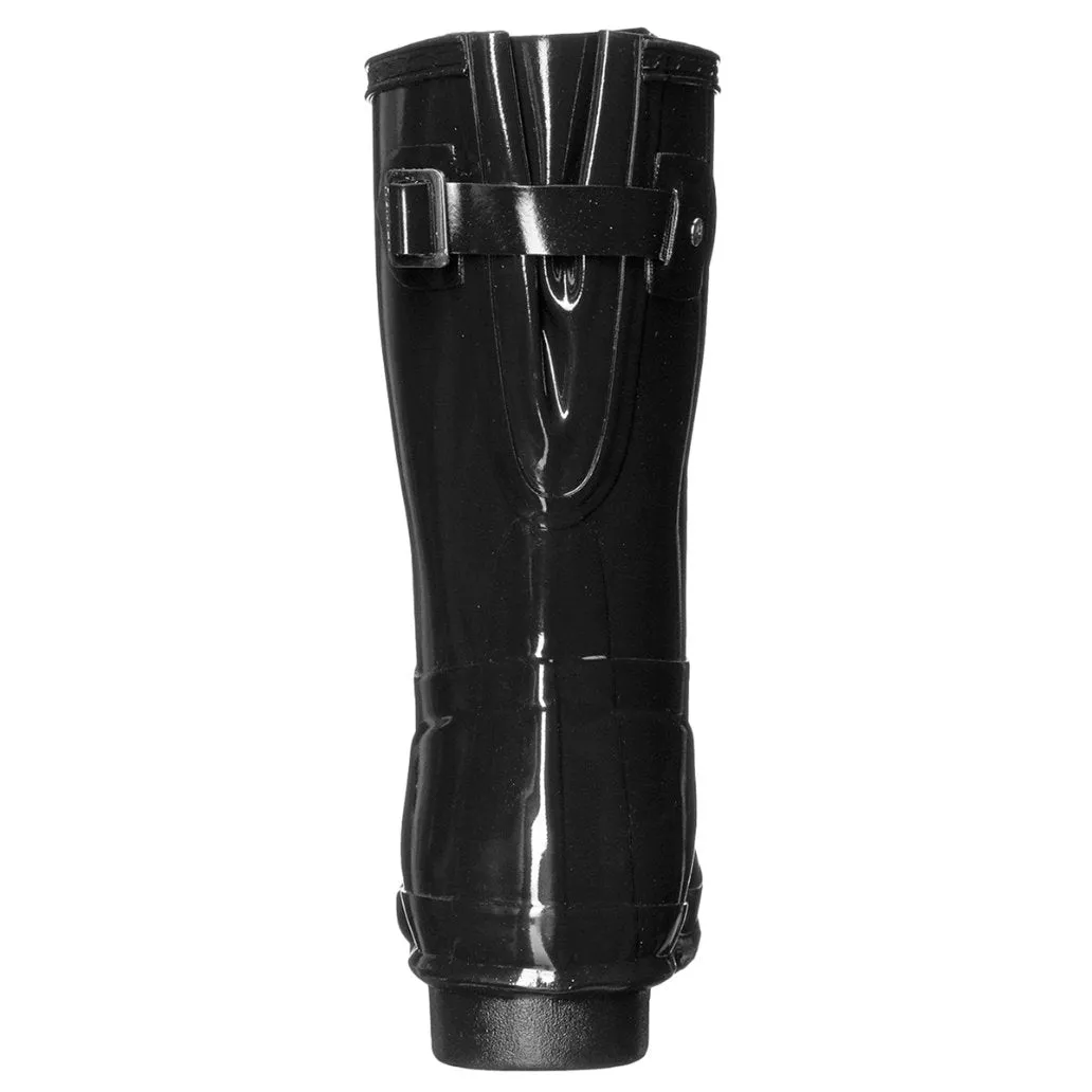 Hunter Original Kurze Stiefel mit verstellbarem Rücken, glänzendes Gummi, Damen-Kurzstiefel