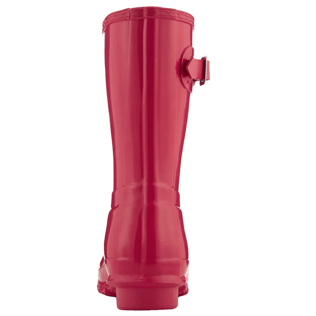 Hunter Original Glanzgummi Damen Kurzstiefel zum Reinschlüpfen