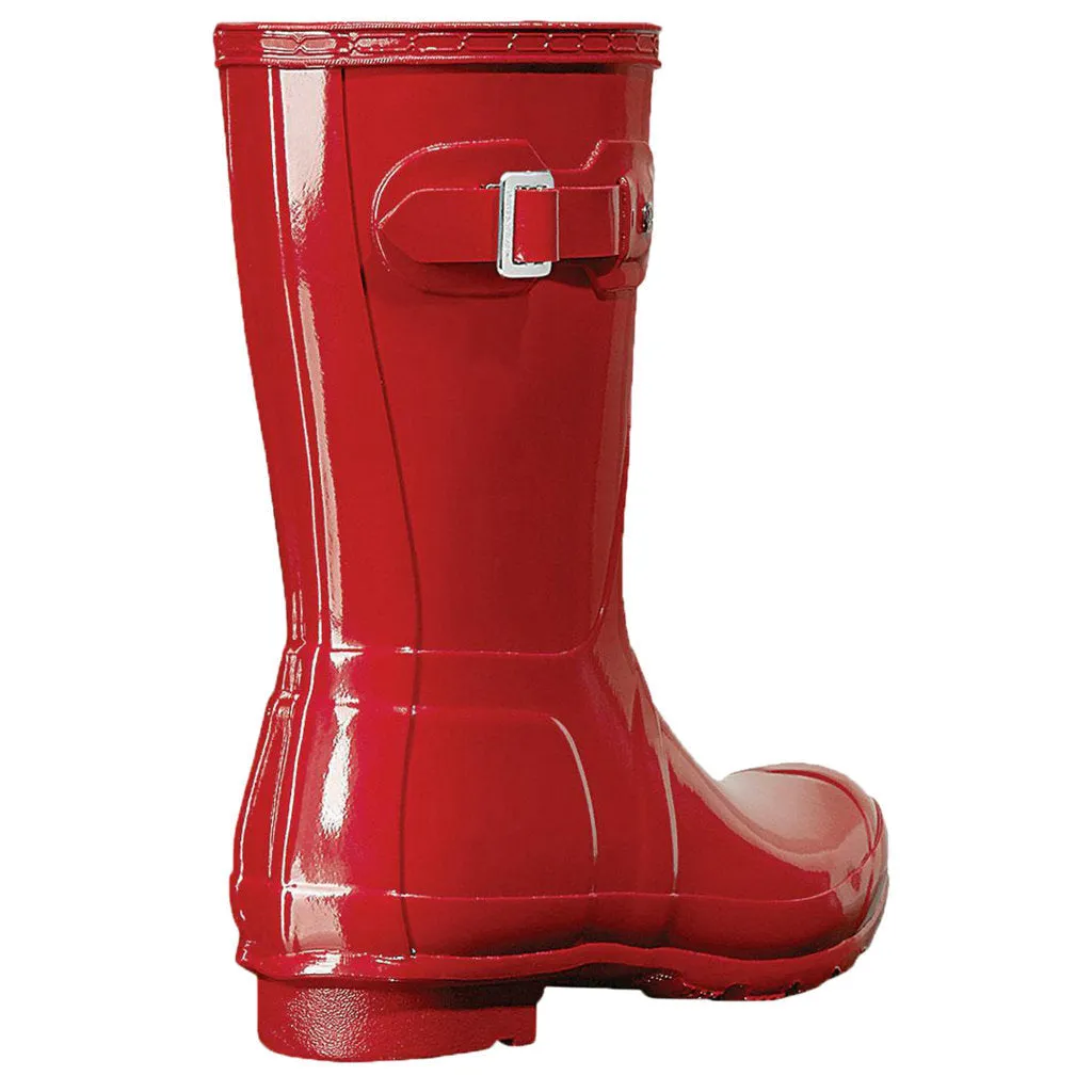 Hunter Original Glanzgummi Damen Kurzstiefel zum Reinschlüpfen