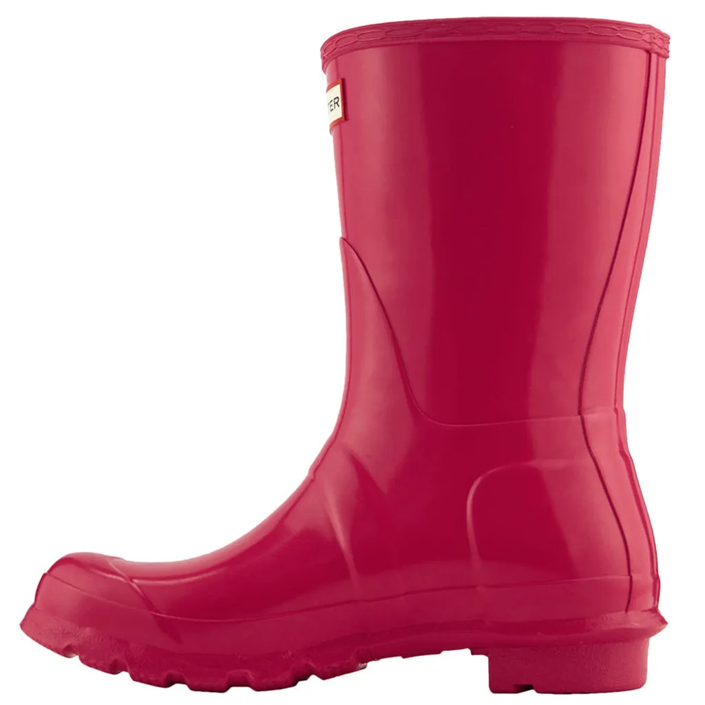 Hunter Original Glanzgummi Damen Kurzstiefel zum Reinschlüpfen