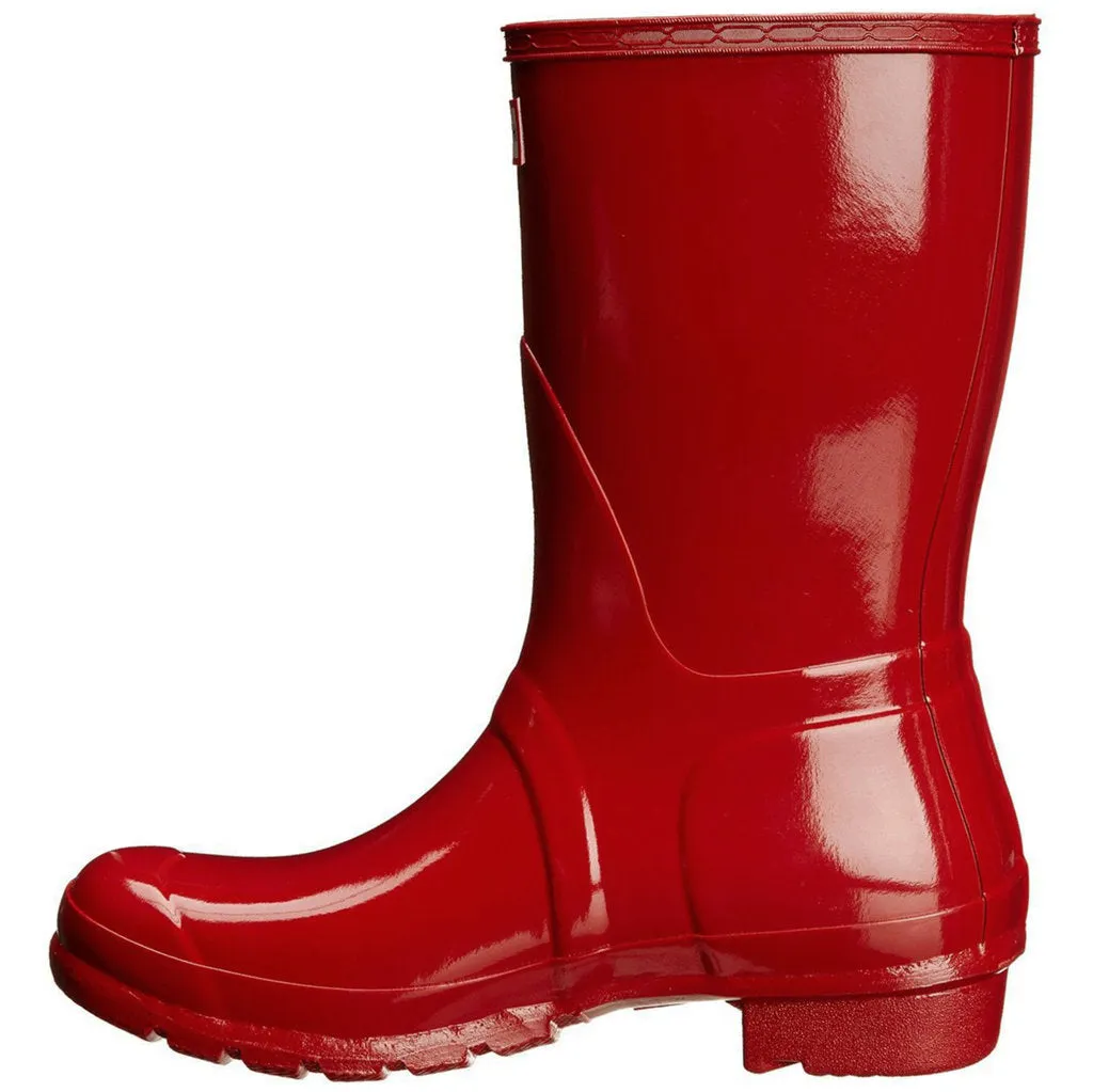 Hunter Original Glanzgummi Damen Kurzstiefel zum Reinschlüpfen