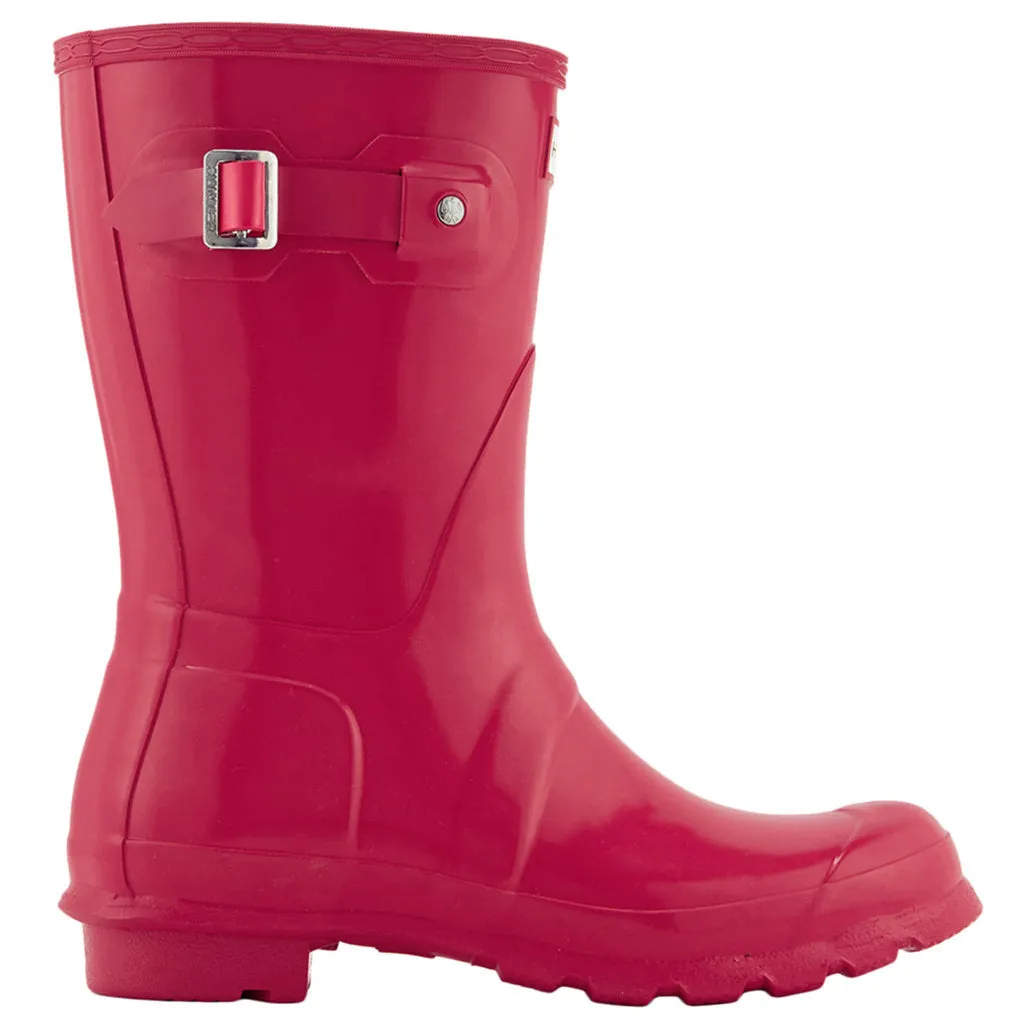 Hunter Original Glanzgummi Damen Kurzstiefel zum Reinschlüpfen