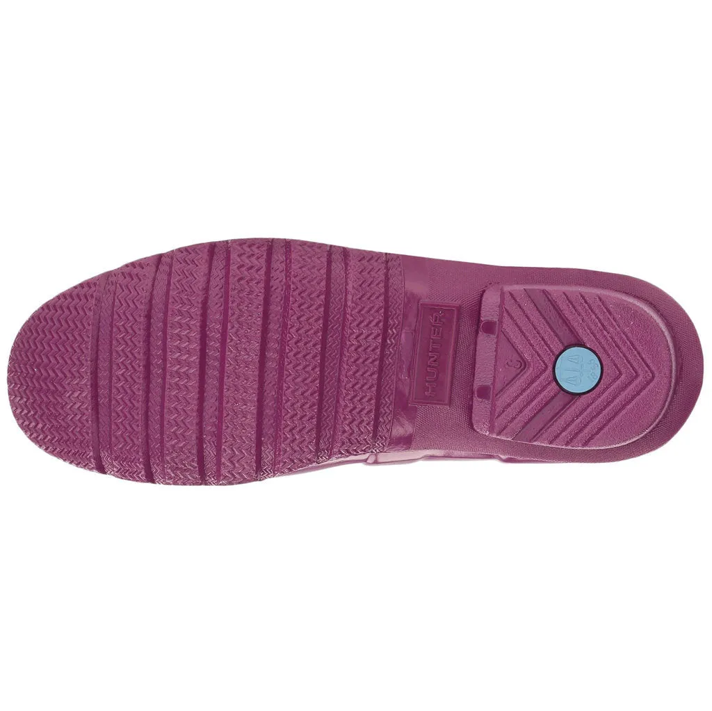 Hunter Original Glanzgummi Damen Kurzstiefel zum Reinschlüpfen