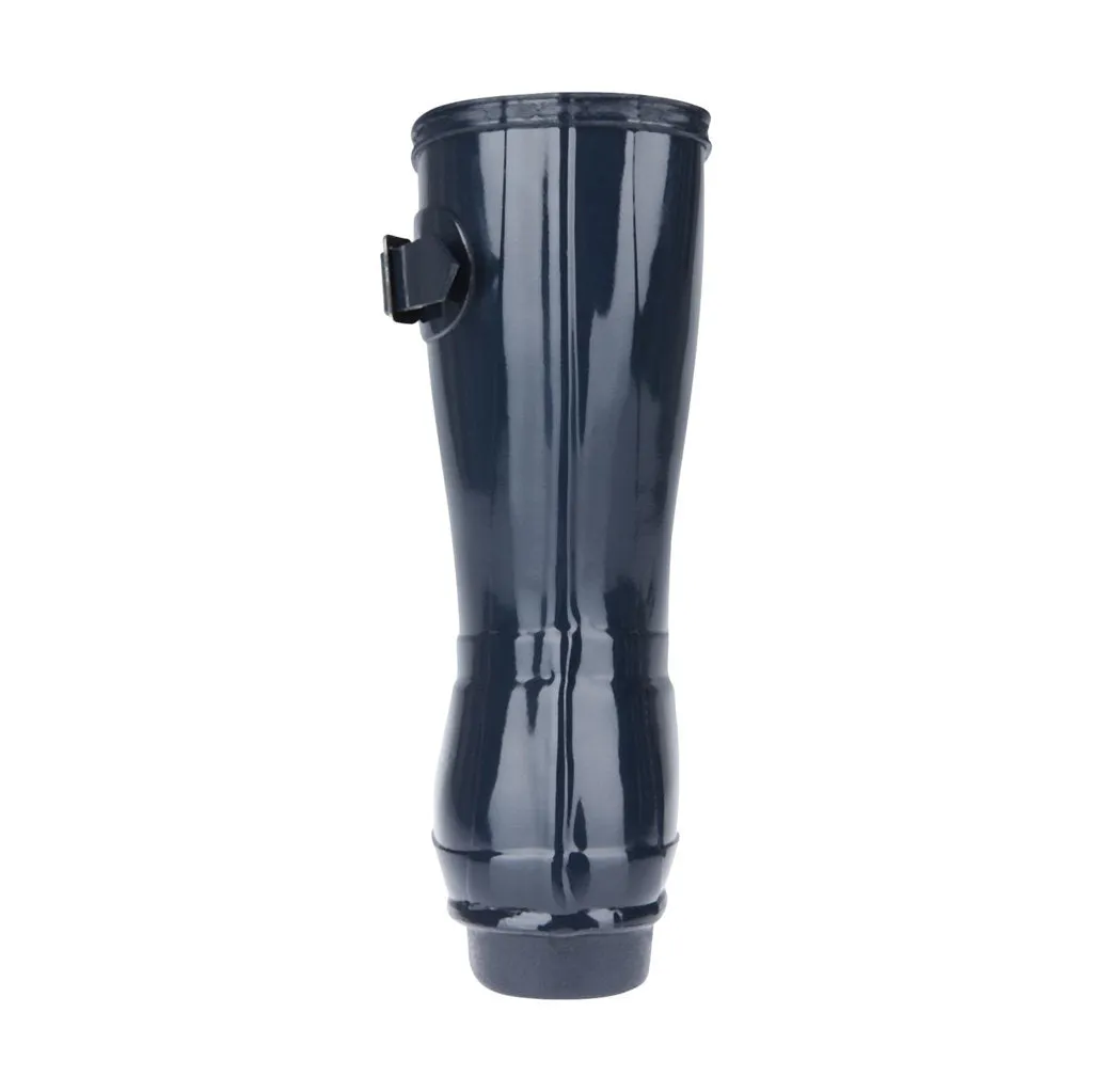 Hunter Original Glanzgummi Damen Kurzstiefel zum Reinschlüpfen
