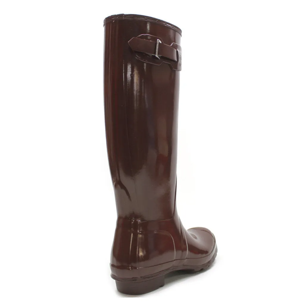 Hunter Original Glanz-Gummi Damen Hohe Stiefel Gummistiefel