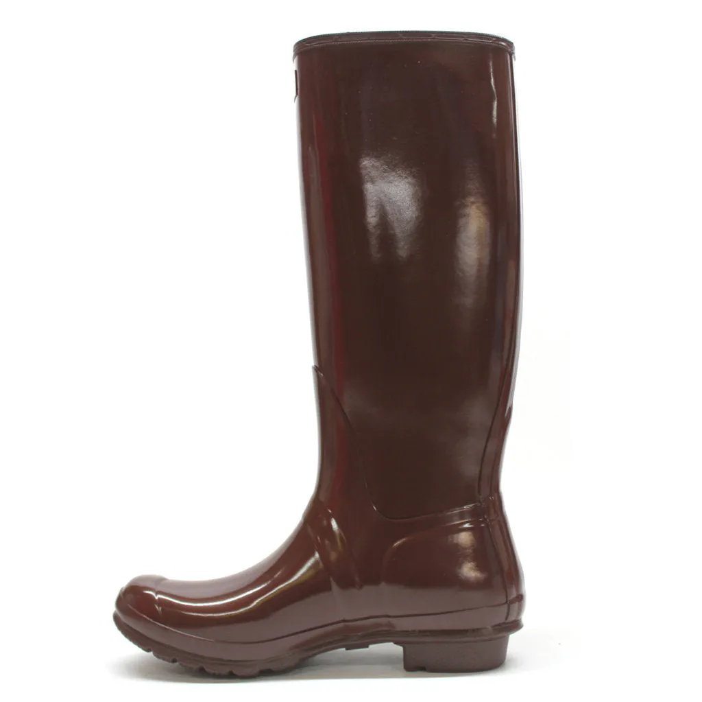 Hunter Original Glanz-Gummi Damen Hohe Stiefel Gummistiefel