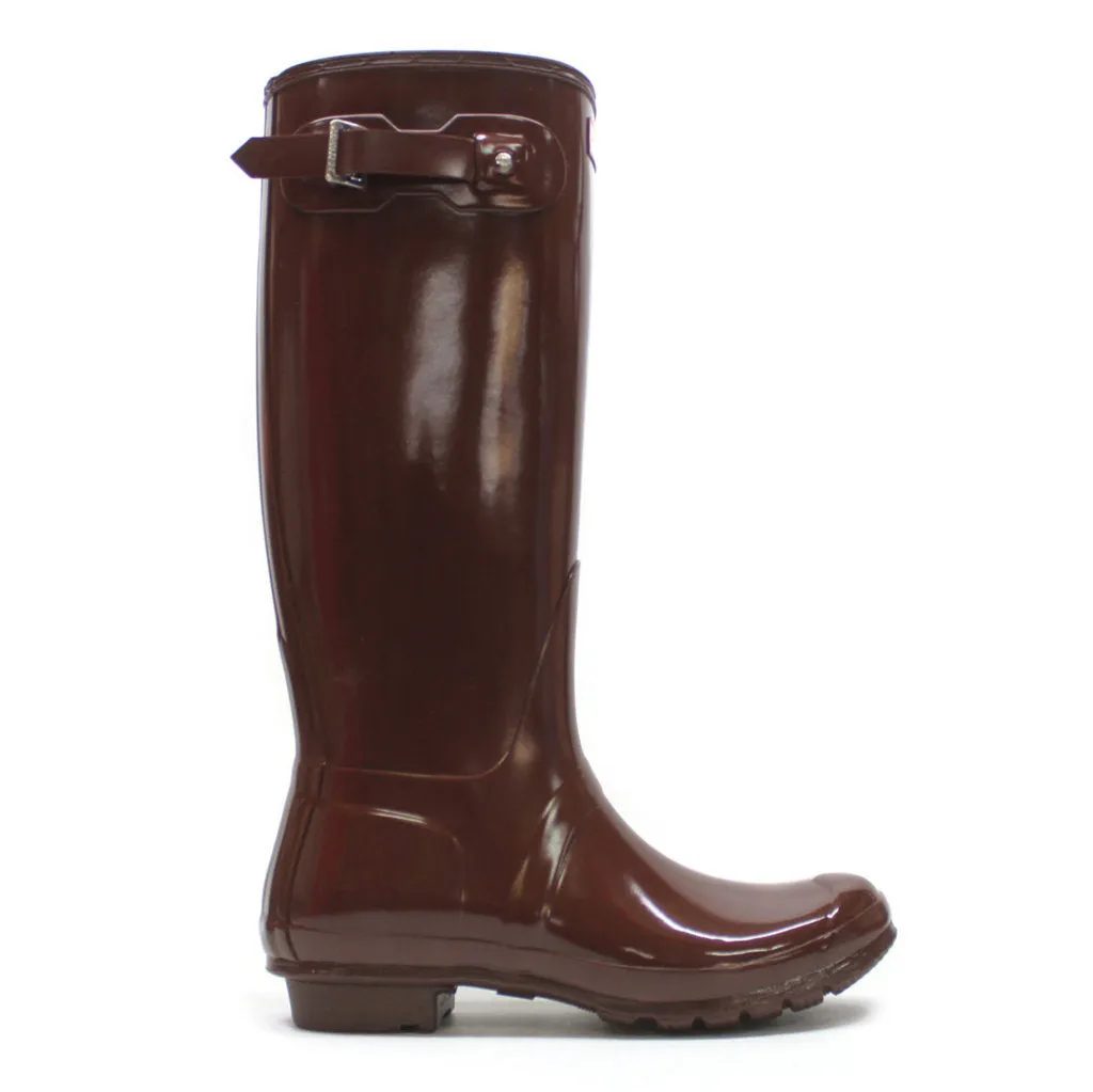 Hunter Original Glanz-Gummi Damen Hohe Stiefel Gummistiefel