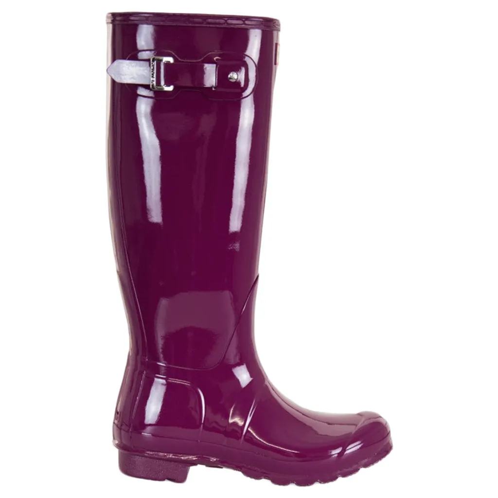 Hunter Original Glanz-Gummi Damen Hohe Stiefel Gummistiefel