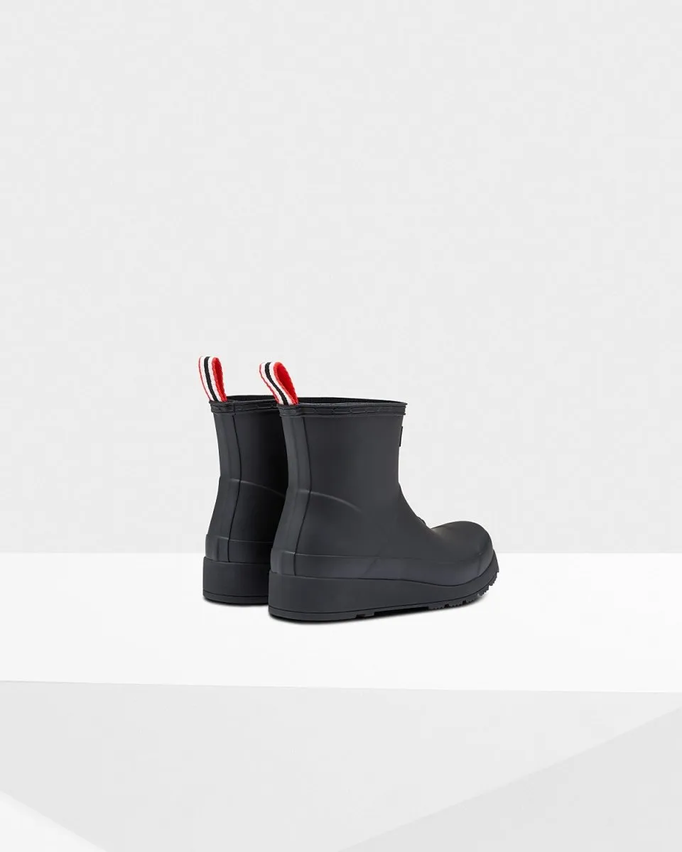 Hunter Original Play Kurze Regenstiefel für Damen Schwarz