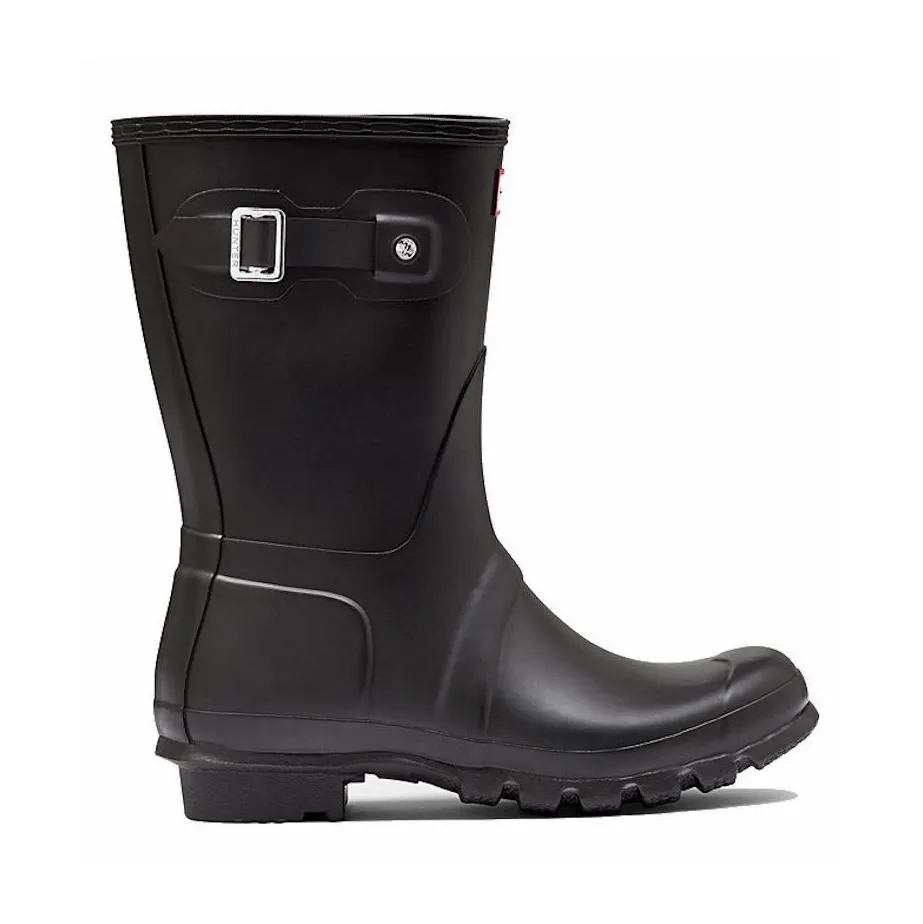Hunter Original Kurze Regenstiefel für Damen Schwarz