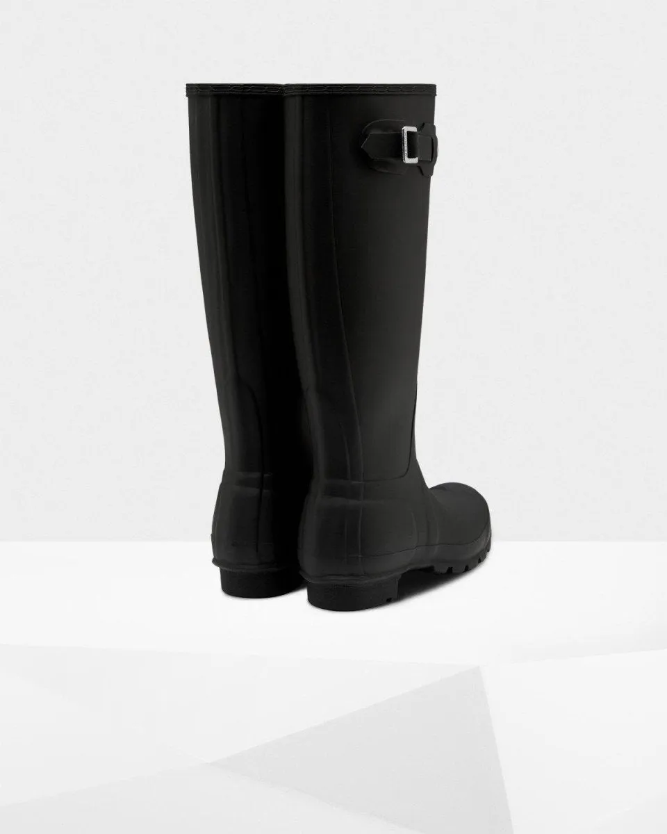 Hunter Original Hohe Regenstiefel für Damen Schwarz
