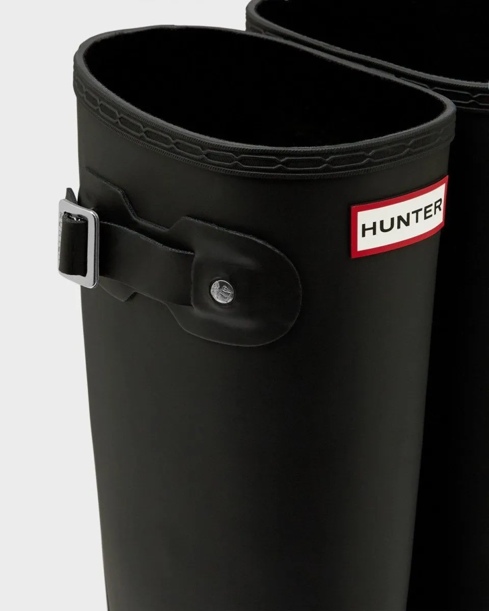 Hunter Original Hohe Regenstiefel für Damen Schwarz
