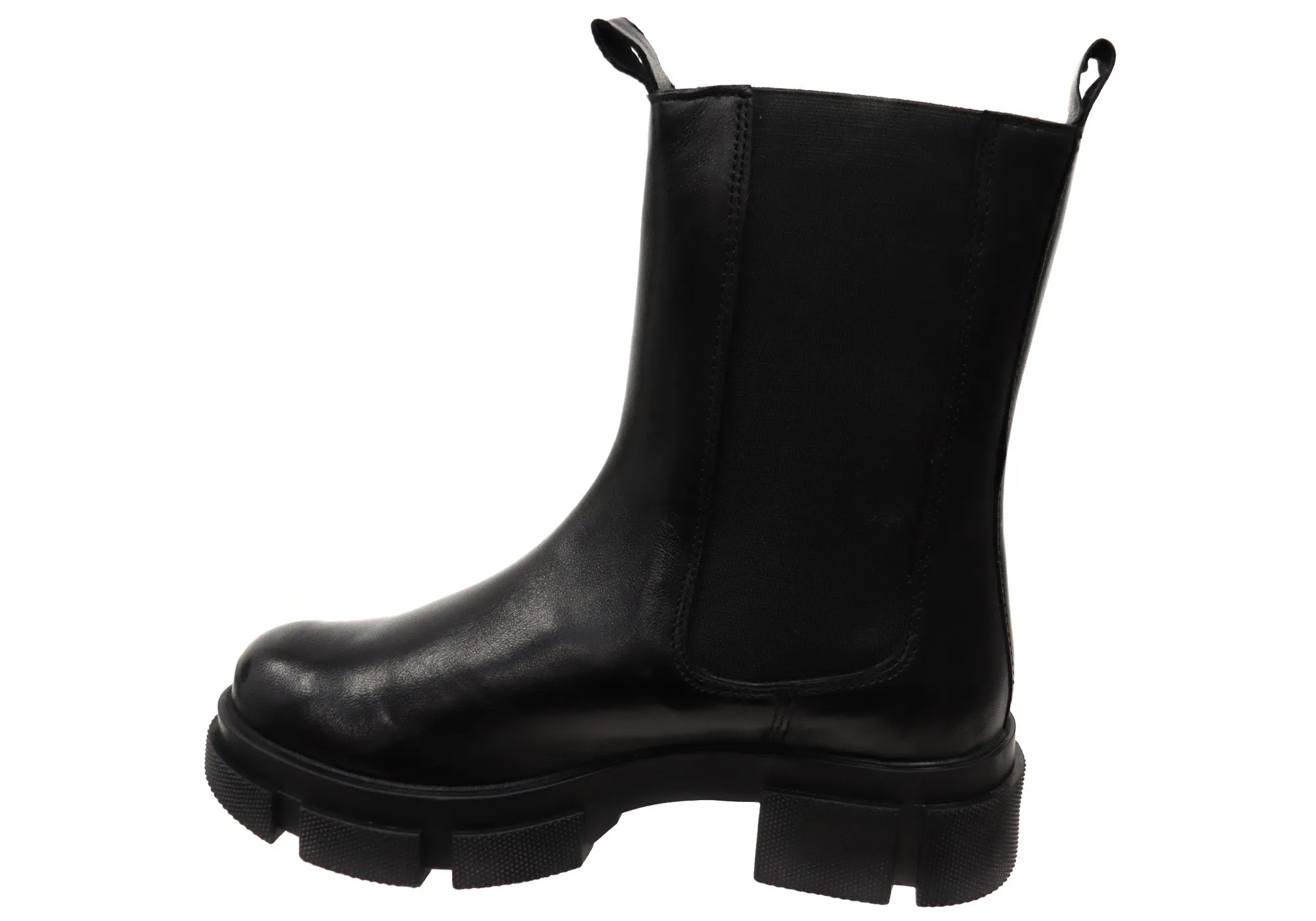 Hush Puppies Alisa Damen Bequeme Leder Knöchelstiefel Hush Puppies Schuhe