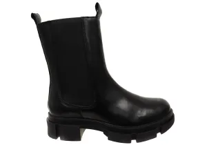Hush Puppies Alisa Damen Bequeme Leder Knöchelstiefel Hush Puppies Schuhe