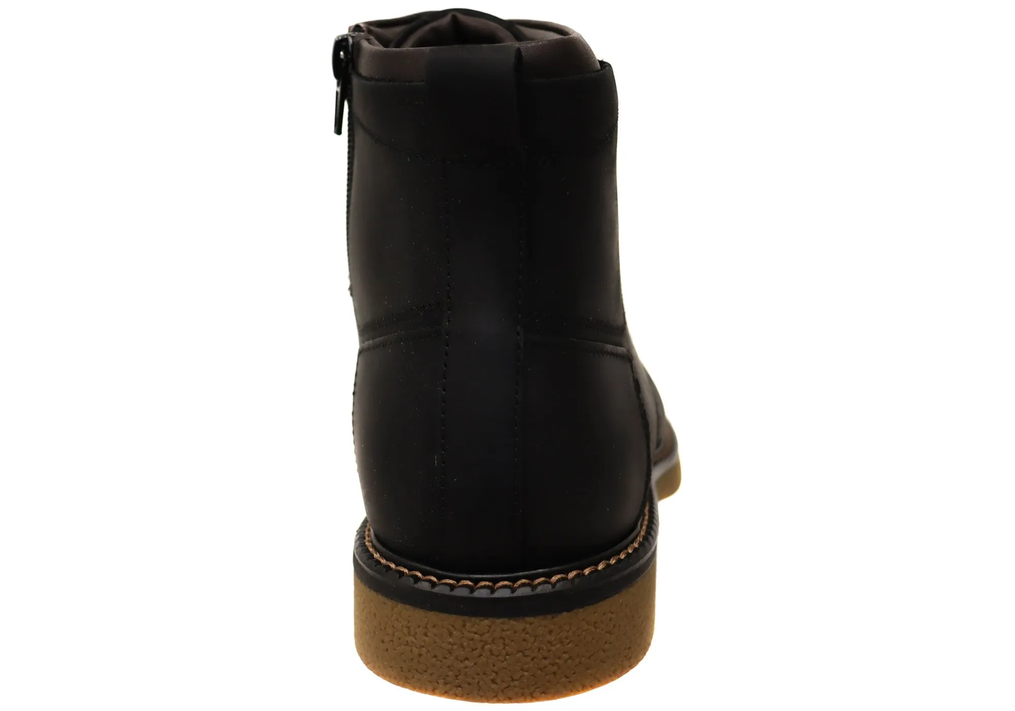 Hush Puppies Montreal Herren Lederstiefel mit Schnürung in weiter Weite Hush Puppies Schuhe