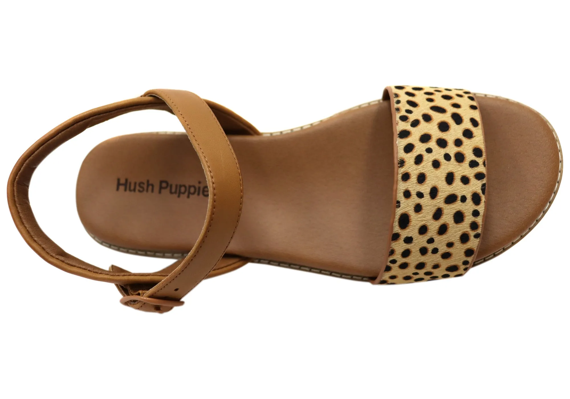 Hush Puppies Promise Damen Bequeme Ledersandalen Hush Puppies Schuhe