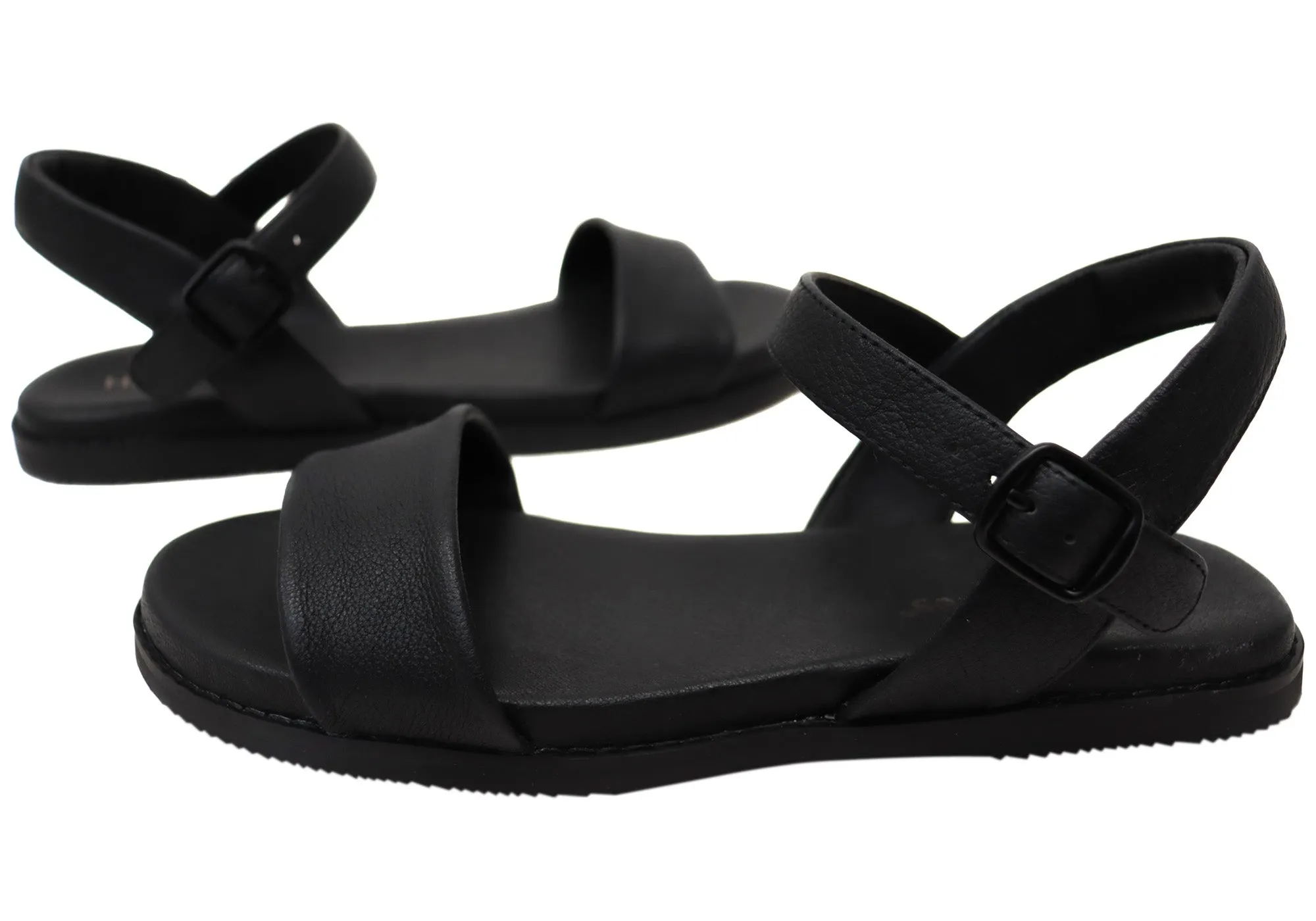 Hush Puppies Promise Damen Bequeme Ledersandalen Hush Puppies Schuhe