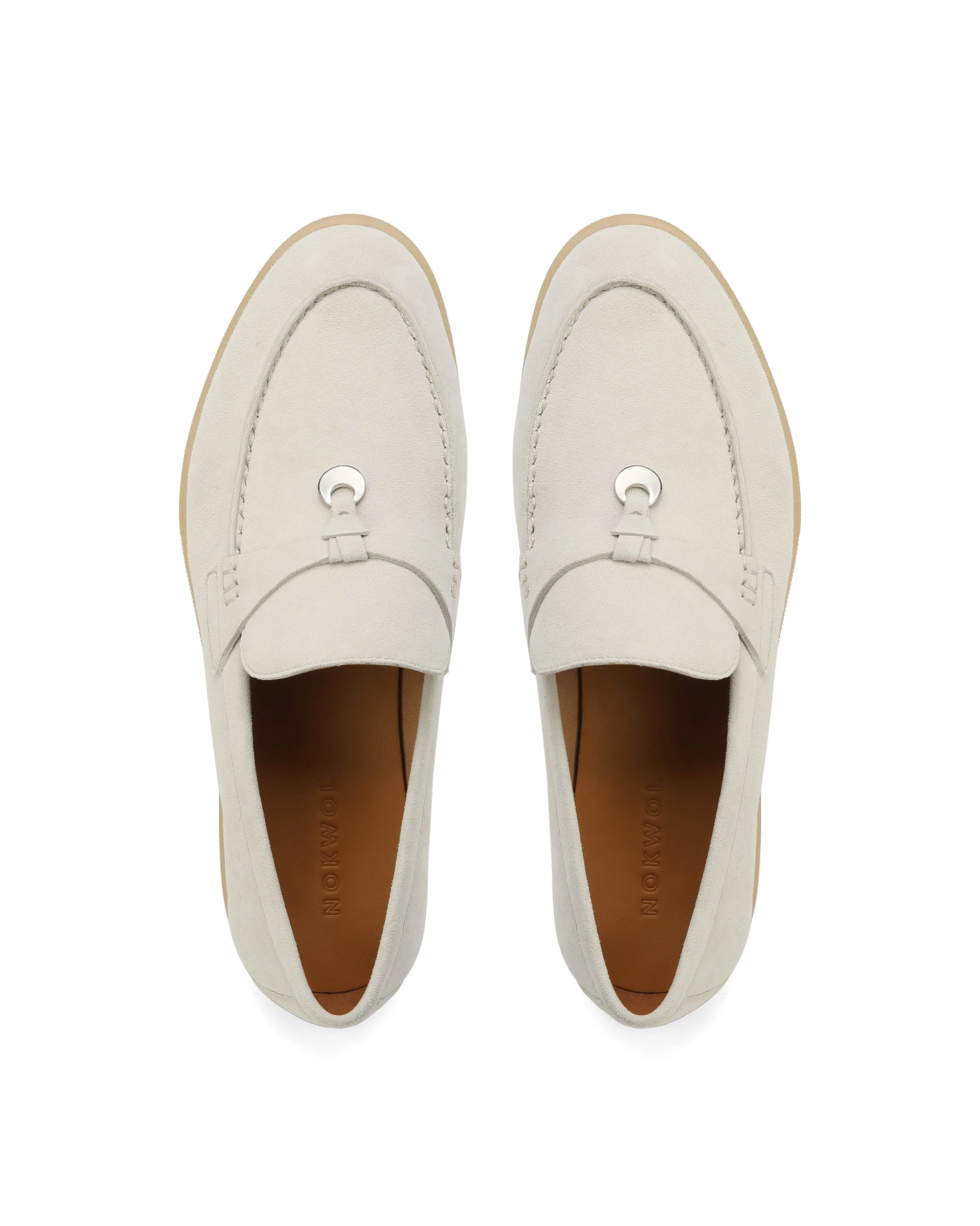 Jamie Off White Wildleder