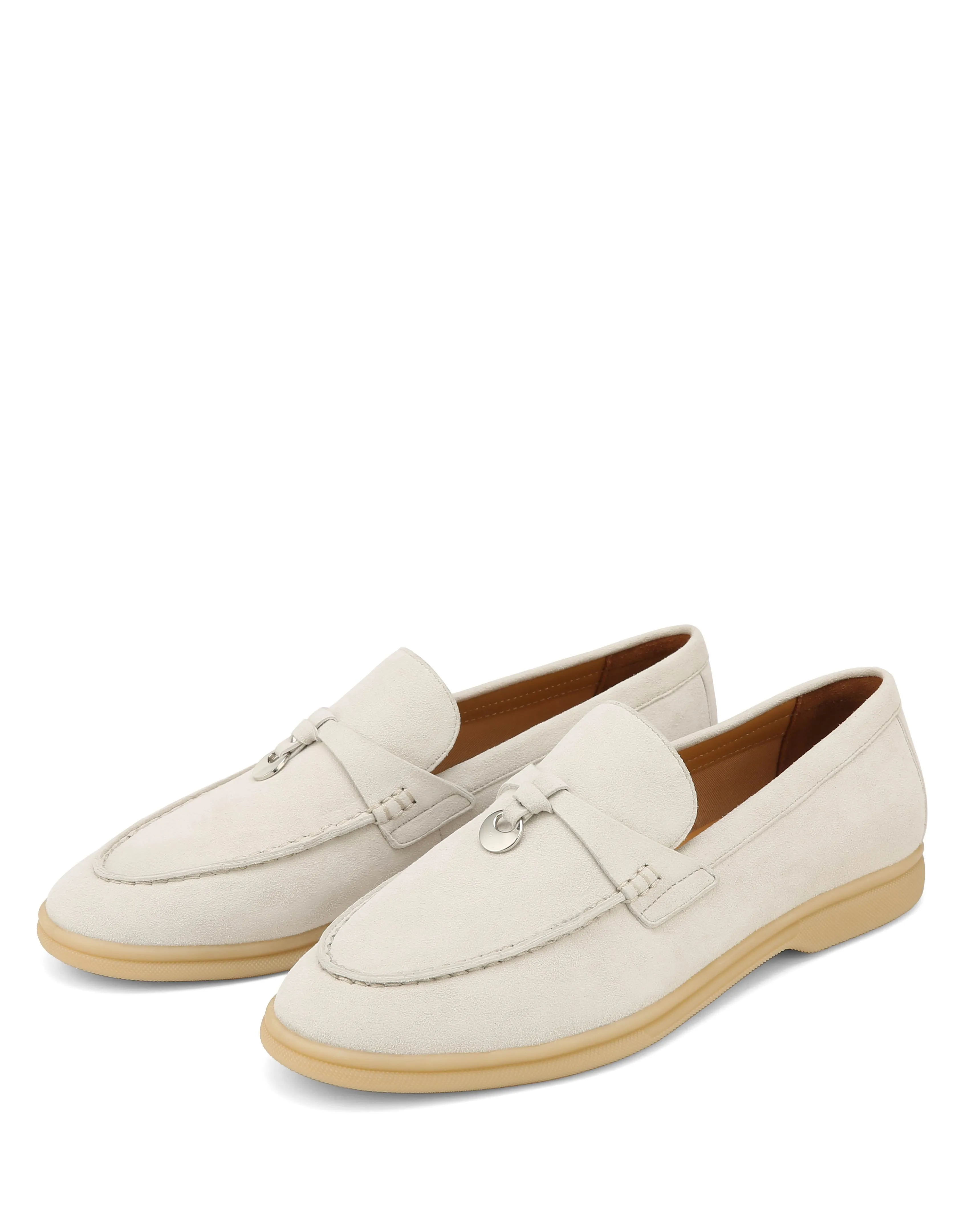 Jamie Off White Wildleder