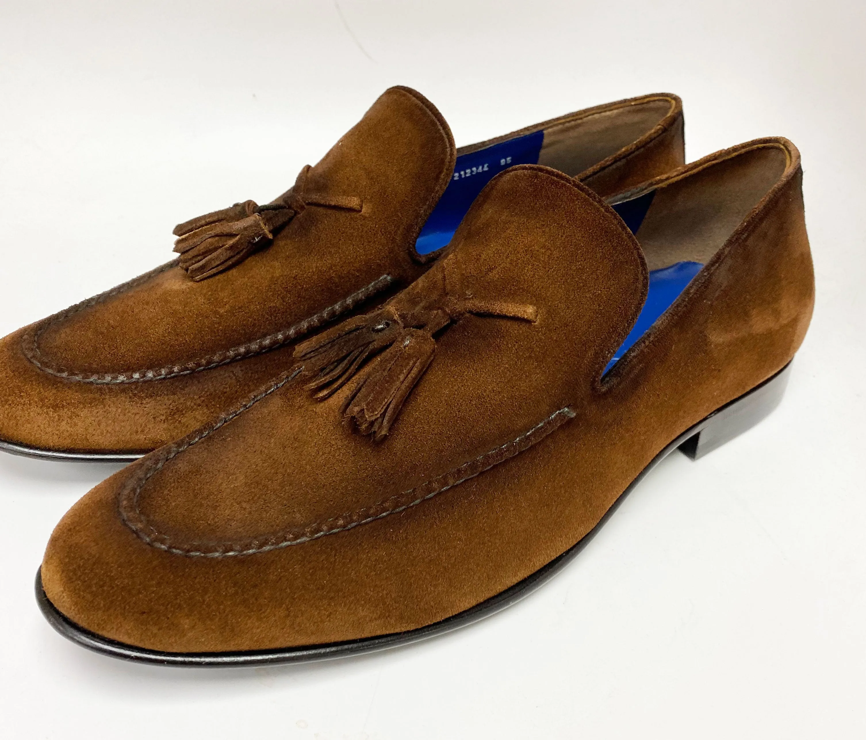 Jean Pierre Wildleder-Loafer mit Quasten in Braun