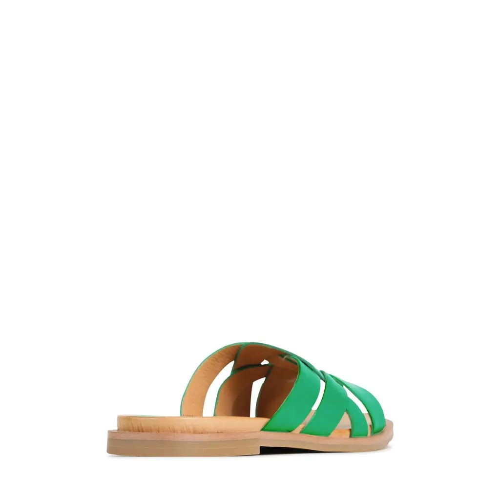 JELSIE LEDER-SLIDES SANDALEN