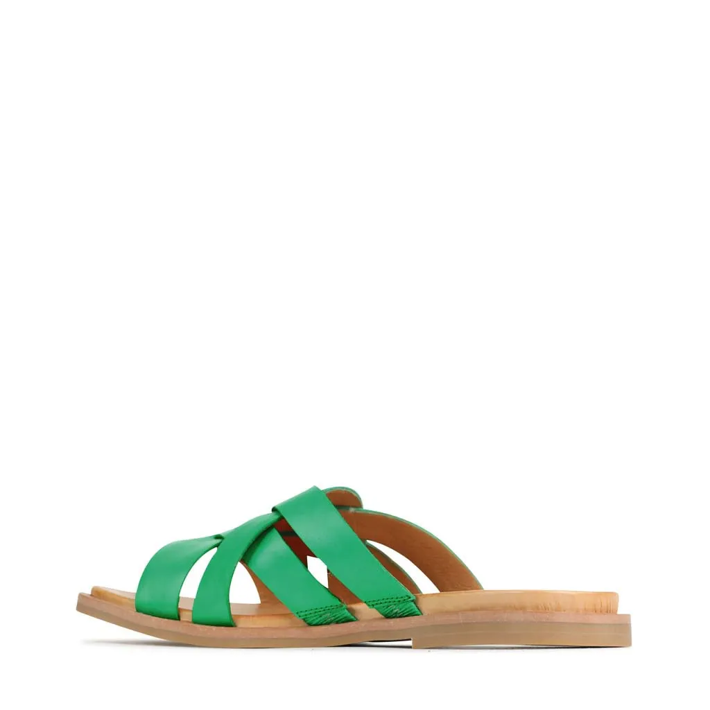 JELSIE LEDER-SLIDES SANDALEN