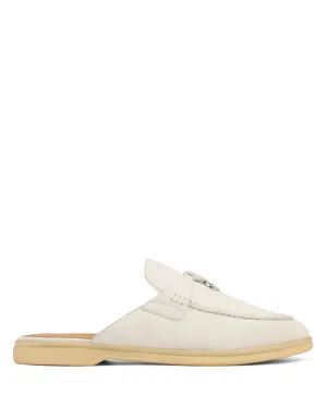 Jessie Off White Wildleder