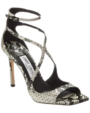 Jimmy Choo Azia 95 Leder-Sandalen_Jimmy-Choo
