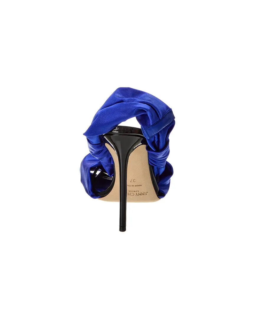 Jimmy Choo Neoma 110 Jersey & Leder-Sandalen_Jimmy-Choo