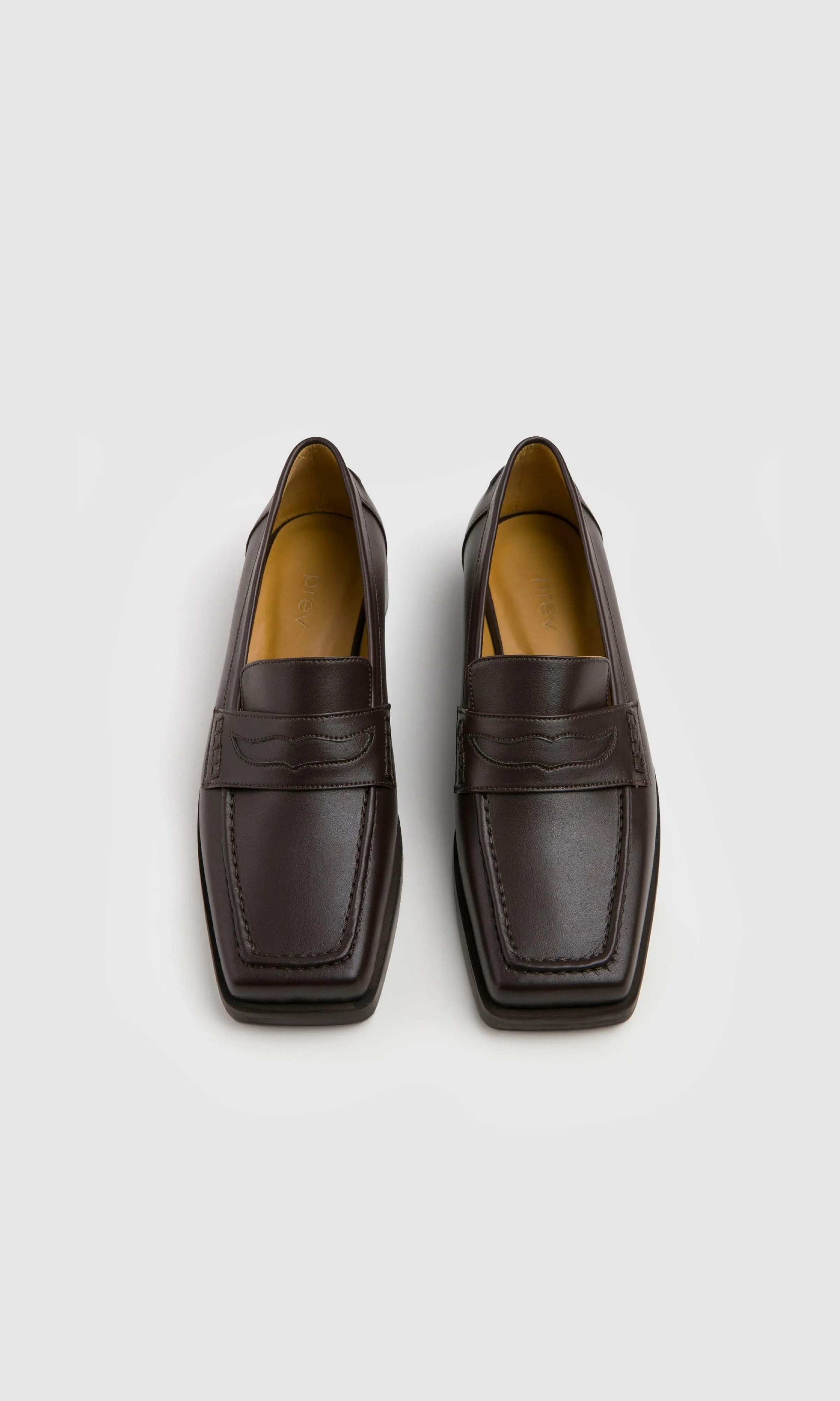 Joan Vegan Olive & Apfel Leder Loafers | Braun