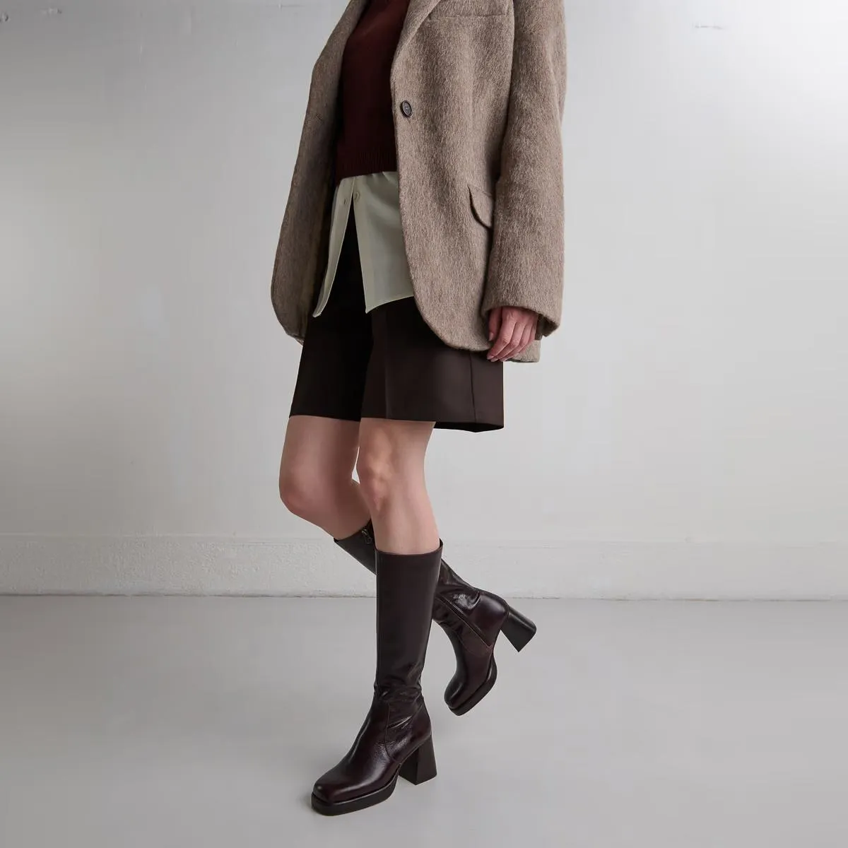 Jonak Damenschuhe 429 - Betina Gealtertes Leder Schokolade