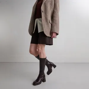 Jonak Damenschuhe 429 - Betina Gealtertes Leder Schokolade
