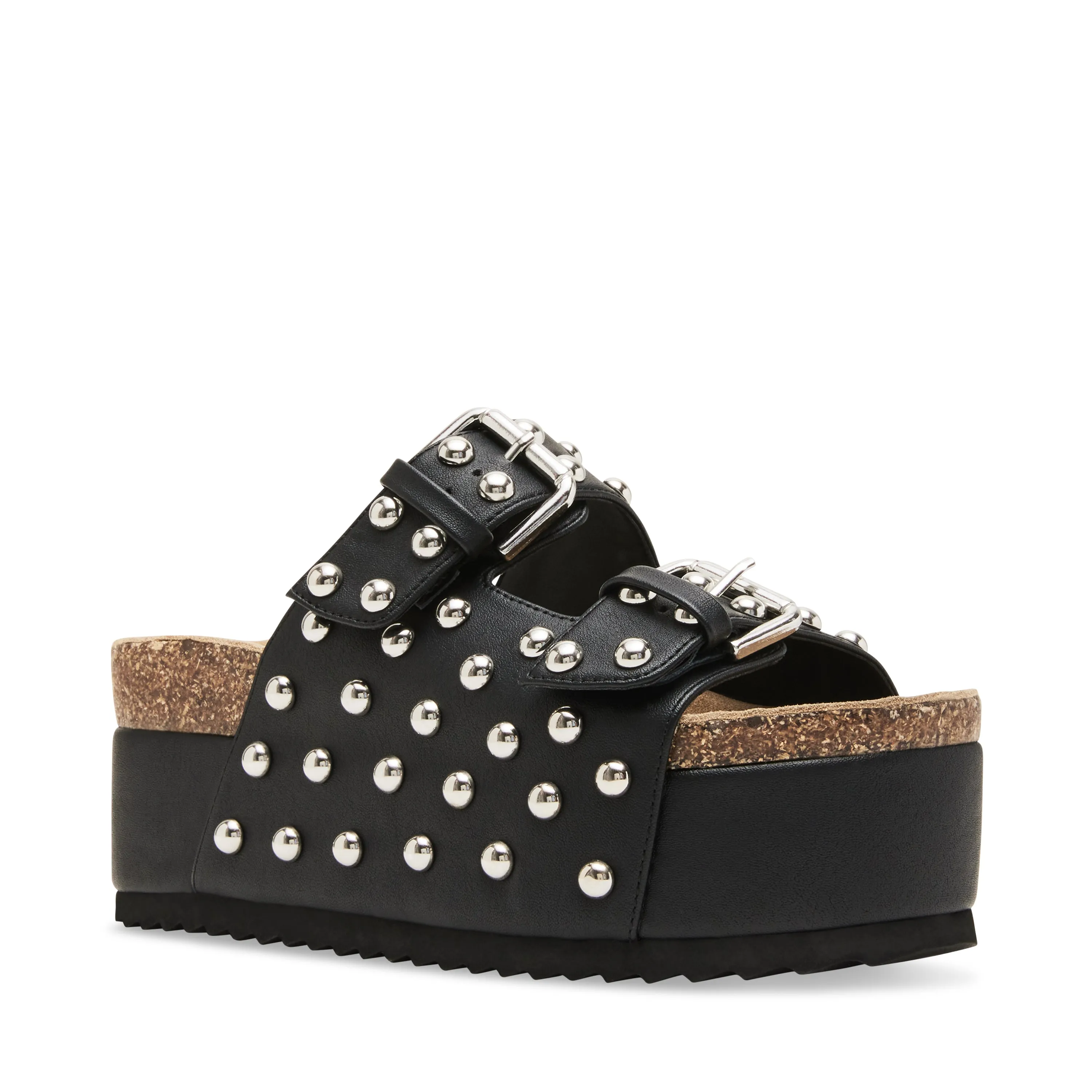 Kali-S Sandale SCHWARZ MIT STUDS