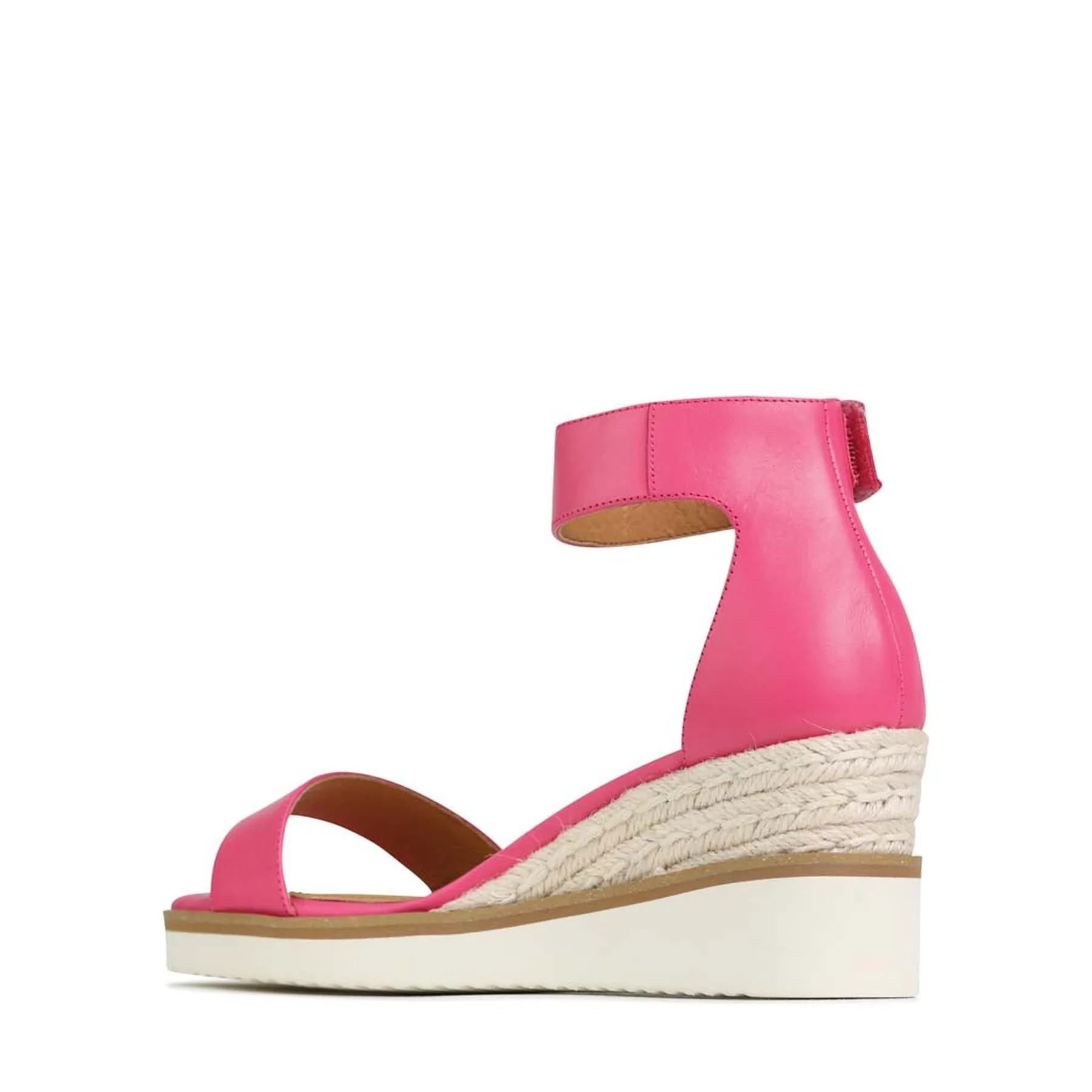 BEQUEME LEDER-ESPARDRILES SANDALEN