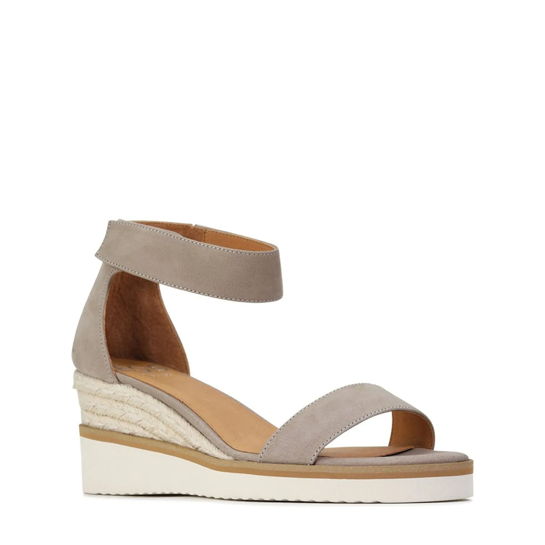 BEQUEME LEDER-ESPARDRILES SANDALEN