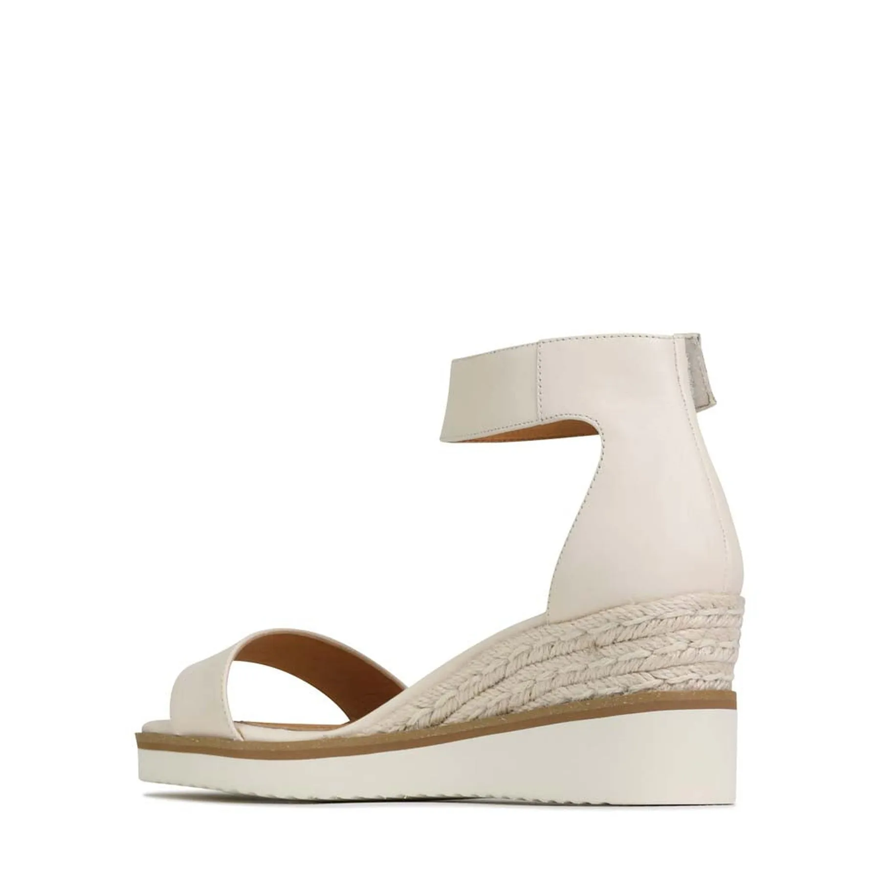 BEQUEME LEDER-ESPARDRILES SANDALEN