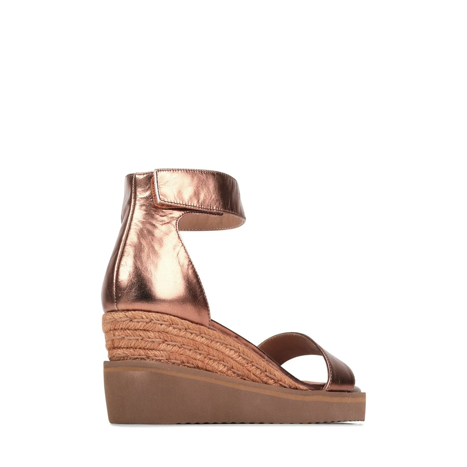 BEQUEME LEDER-ESPARDRILES SANDALEN
