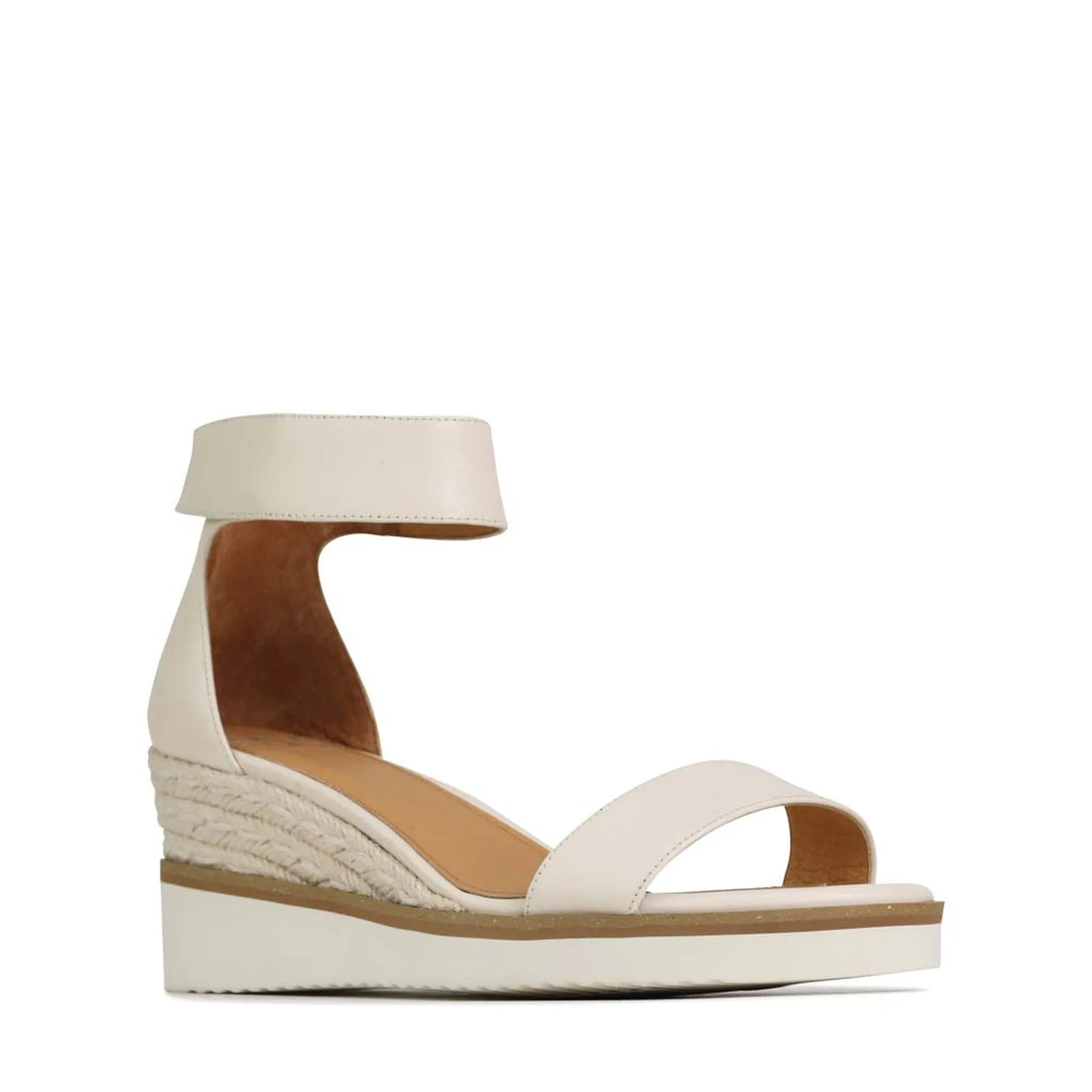 BEQUEME LEDER-ESPARDRILES SANDALEN
