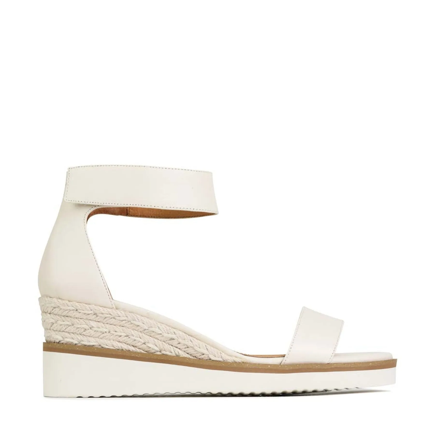 BEQUEME LEDER-ESPARDRILES SANDALEN