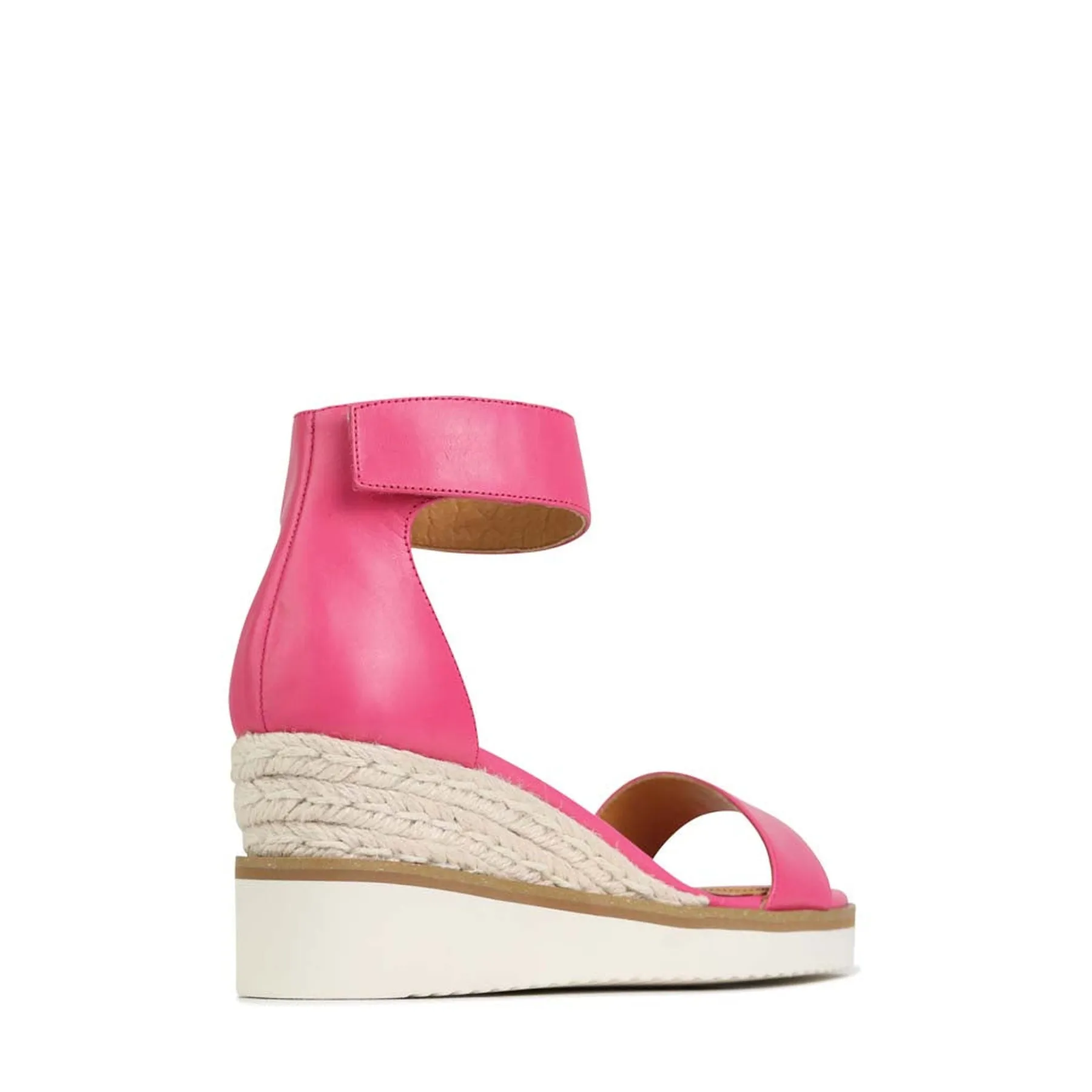 BEQUEME LEDER-ESPARDRILES SANDALEN
