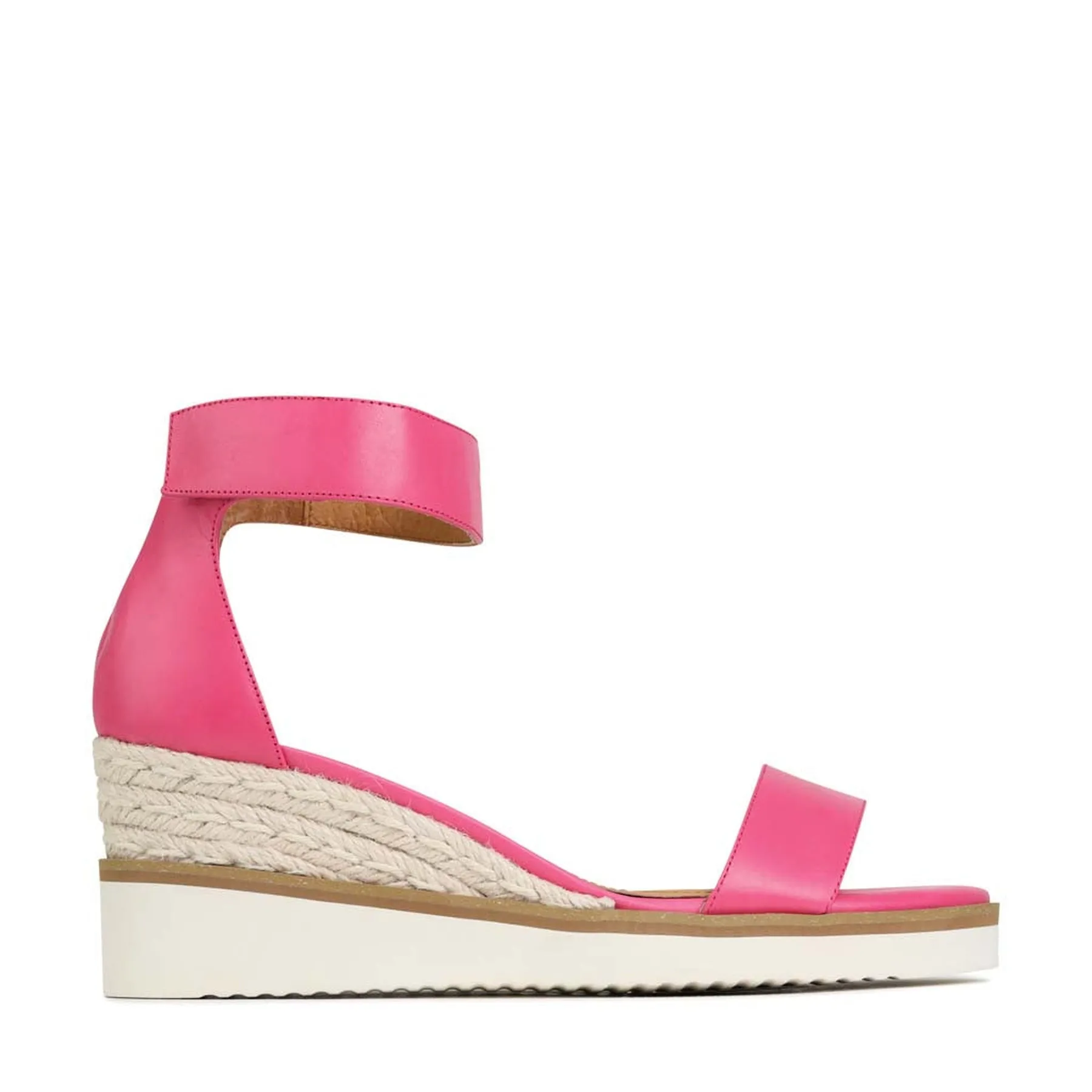 BEQUEME LEDER-ESPARDRILES SANDALEN