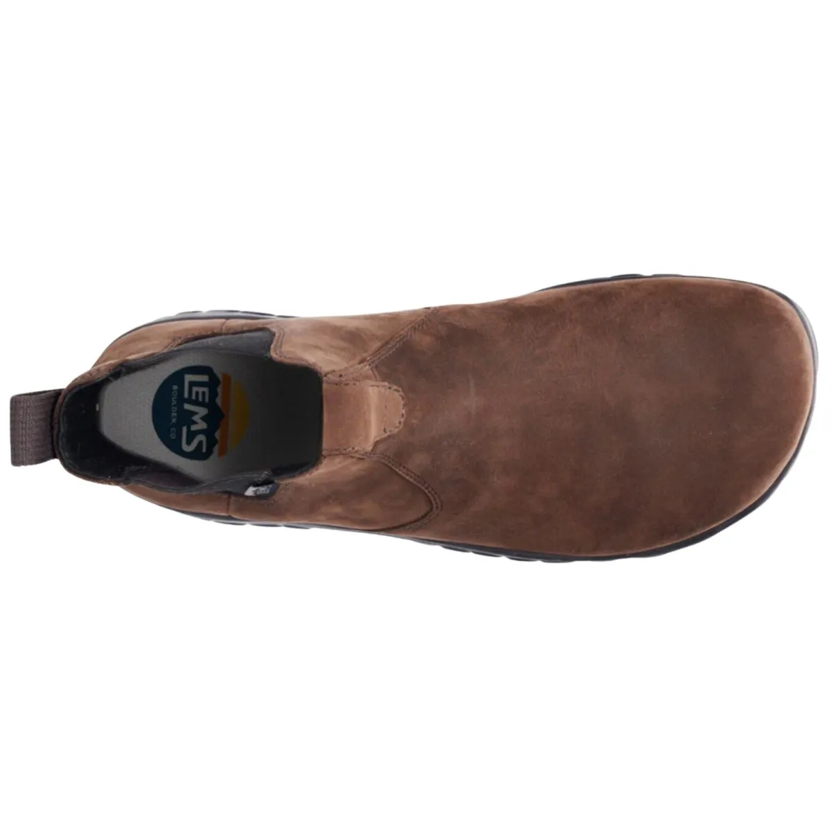 Lems Herren Chelsea Boots Espresso Leder wasserdicht