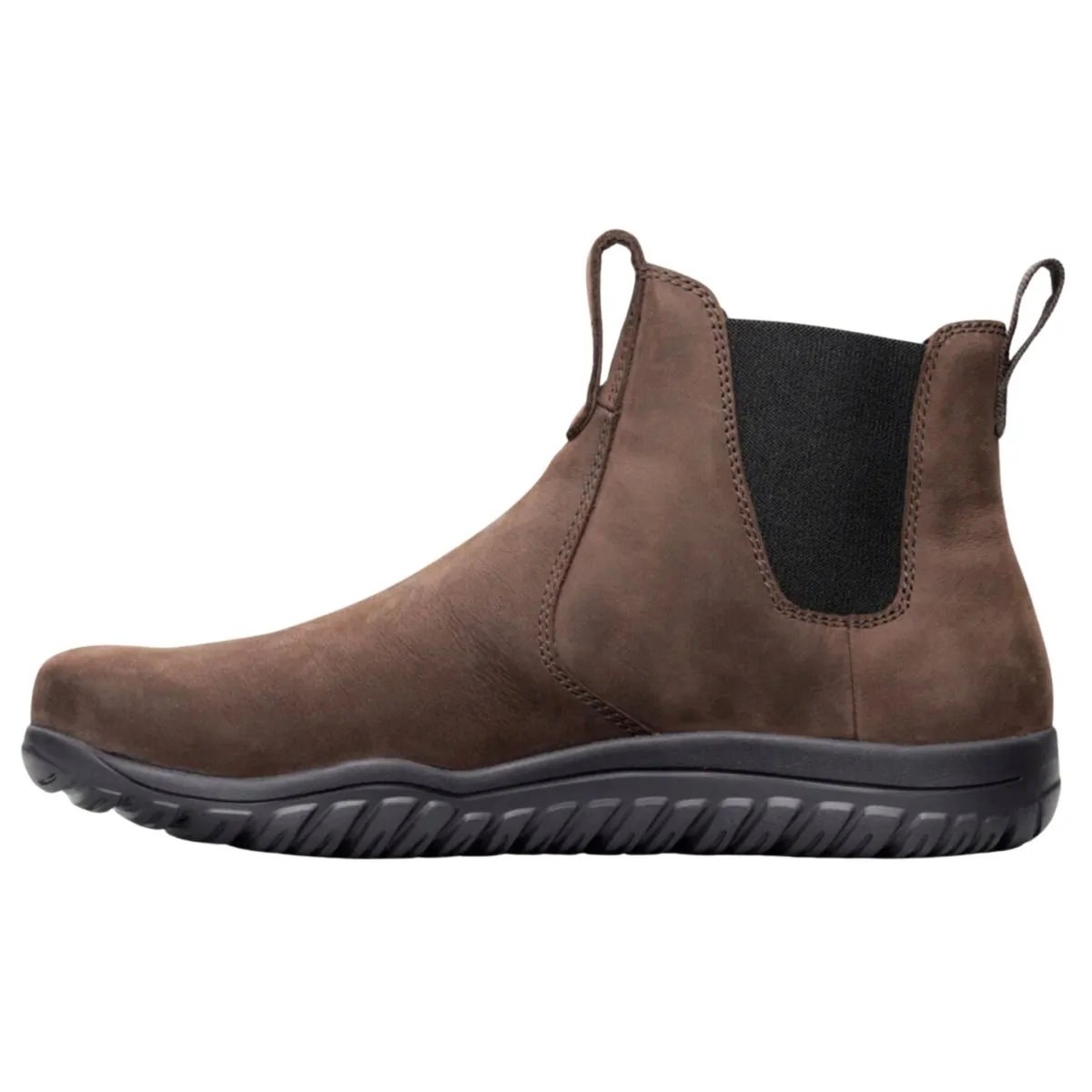 Lems Herren Chelsea Boots Espresso Leder wasserdicht