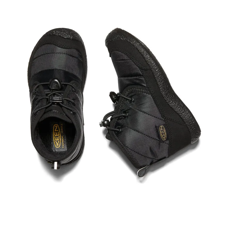 Little Kids' Howser II wasserdichte Chukka | Schwarz/Schwarz